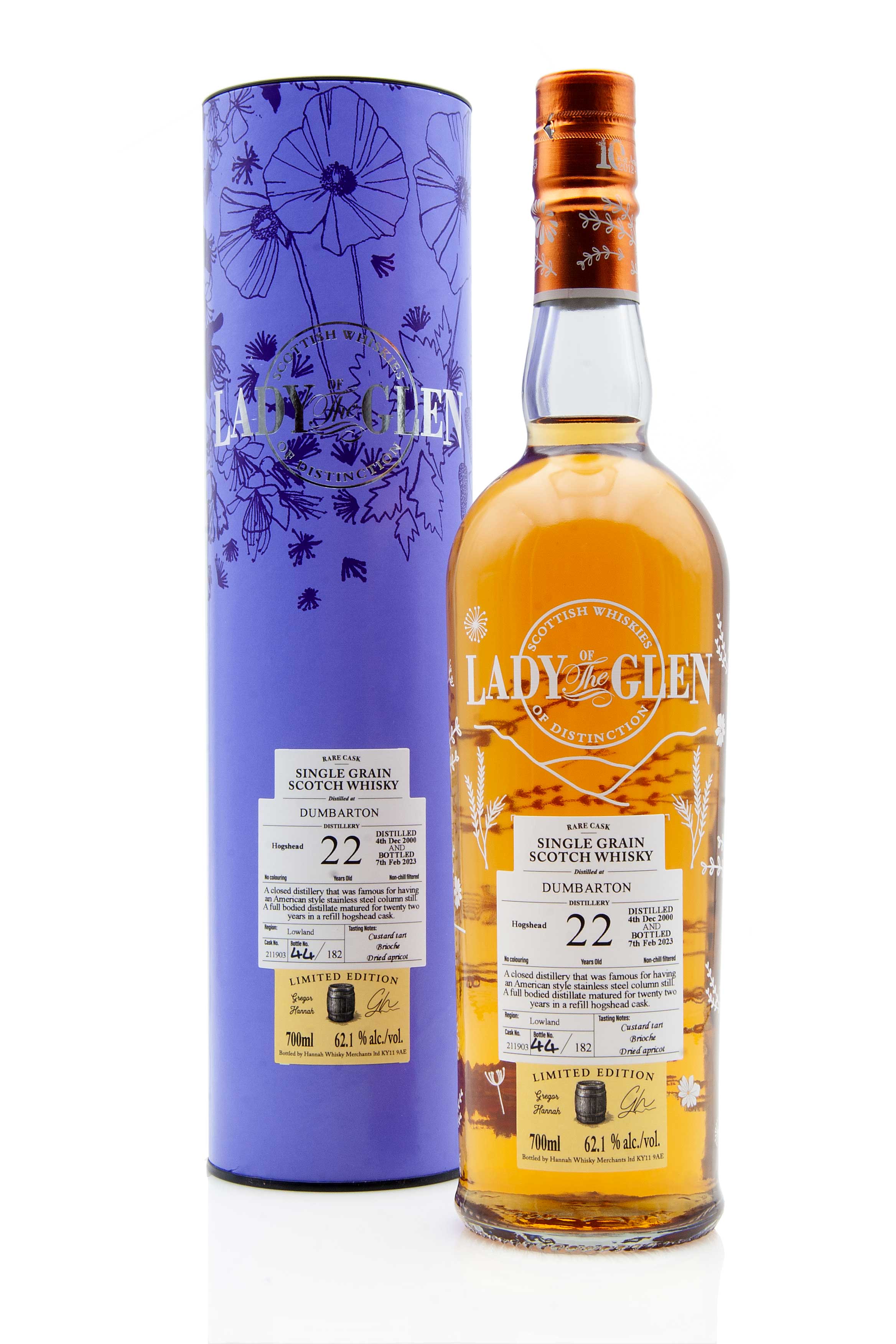 Dumbarton 22 Year Old - 2000 | Cask 211903 | Lady of the Glen | Abbey Whisky Online