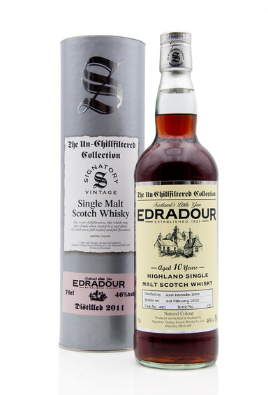 Edradour 10 Year Old - 2011 | Cask 482 | Signatory Un-Chillfiltered Collection | Abbey Whisky Online