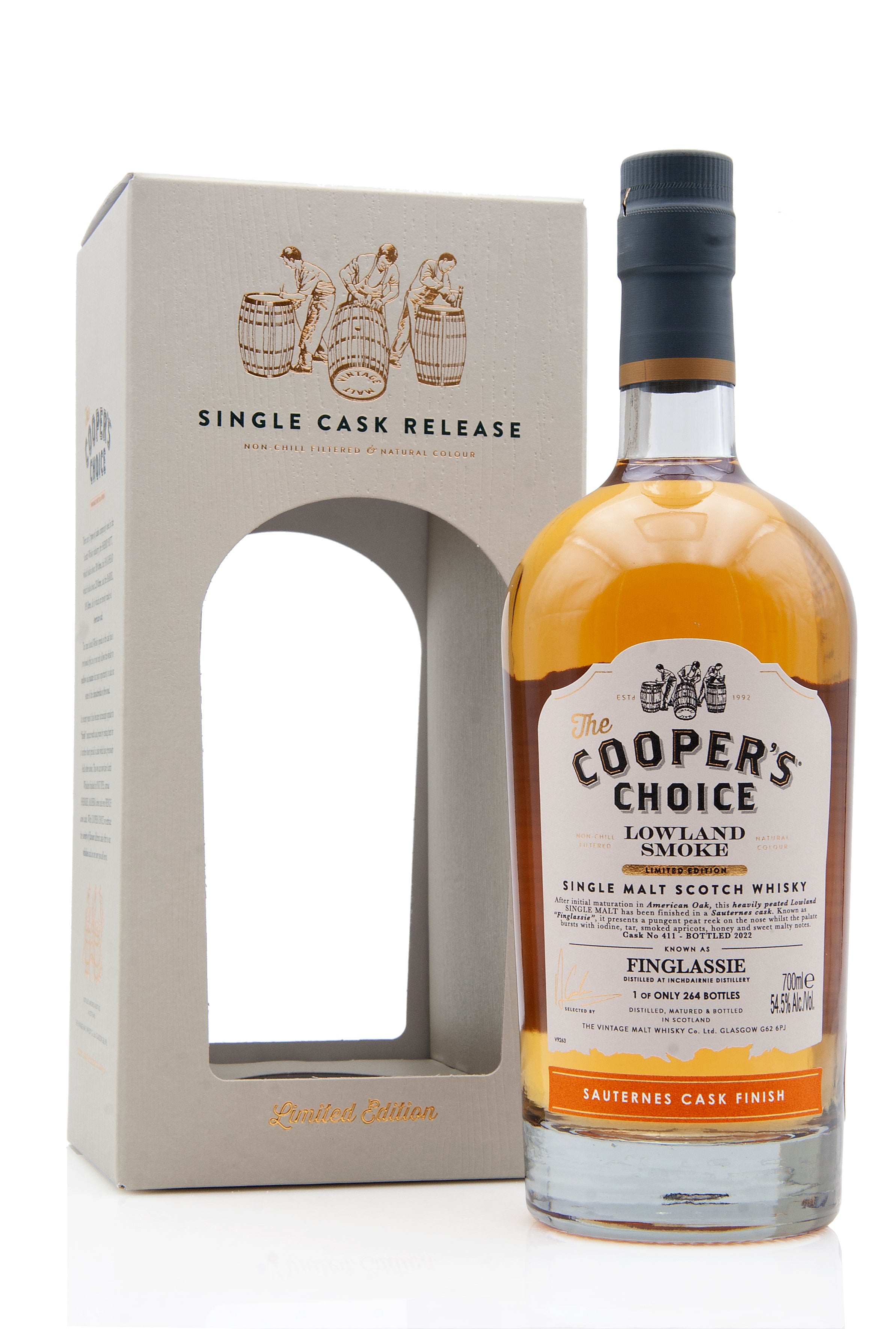 Finglassie 'Lomond Smoke' | Cask 411 | The Cooper's Choice | Abbey Whisky Online