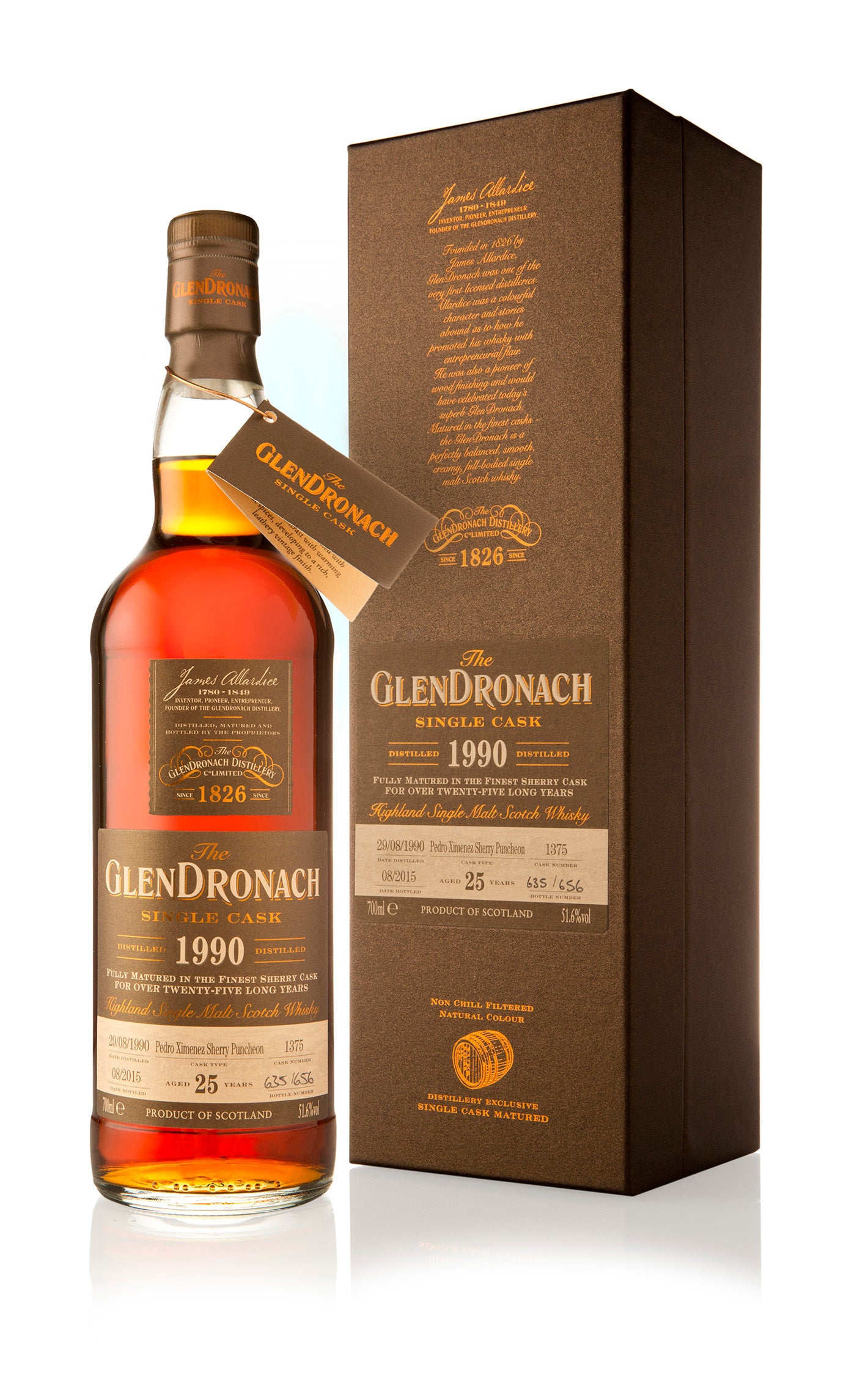 GlenDronach 1990 25 Year Old Cask 1375 / Batch 12