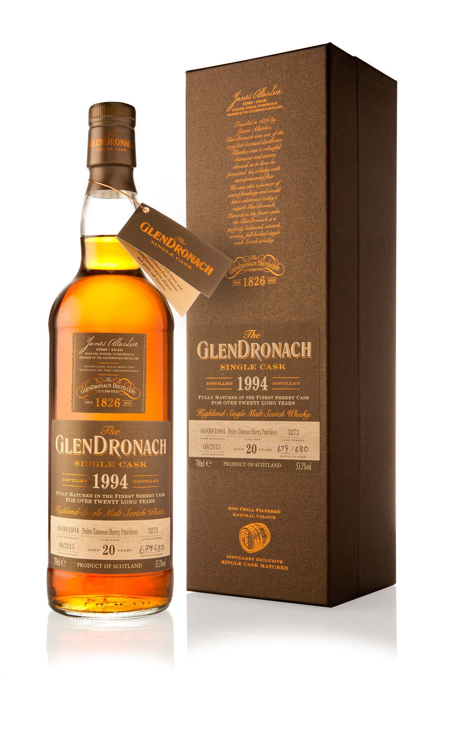 GlenDronach 1994 20 Year Old Cask 3273 / Batch 12