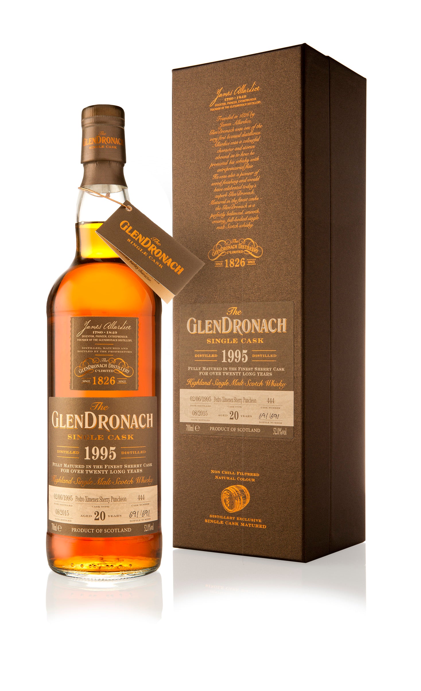 GlenDronach 1995 20 Year Old Cask 444 / Batch 12