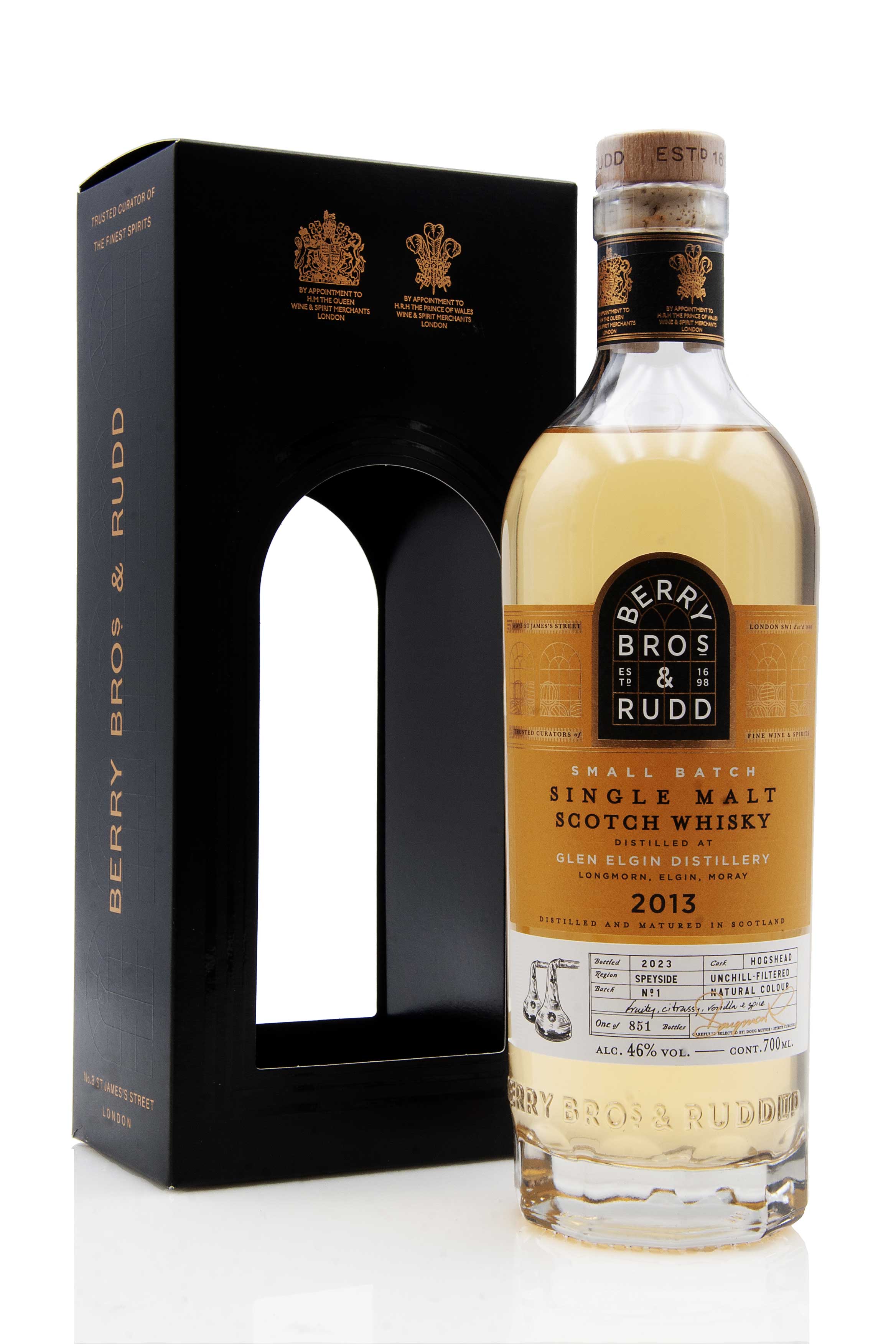 Abbei Rudd Glen Elgin 2013 Small Batch | Berry Bros & Rudd | Abbey Whisky
