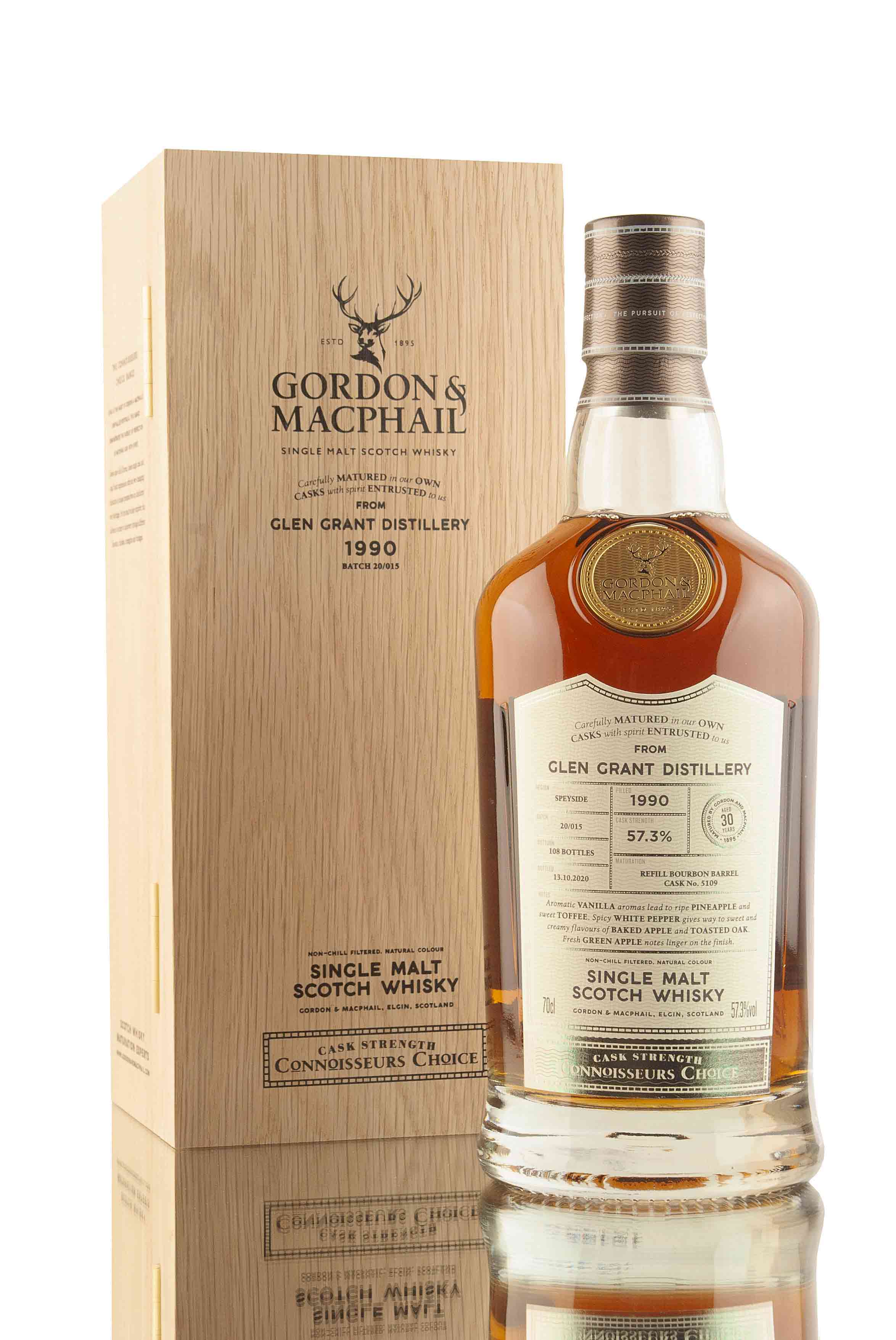 Glen Grant 30 Year Old - 1990 | Cask 5109 | Connoisseurs Choice | Abbey Whisky