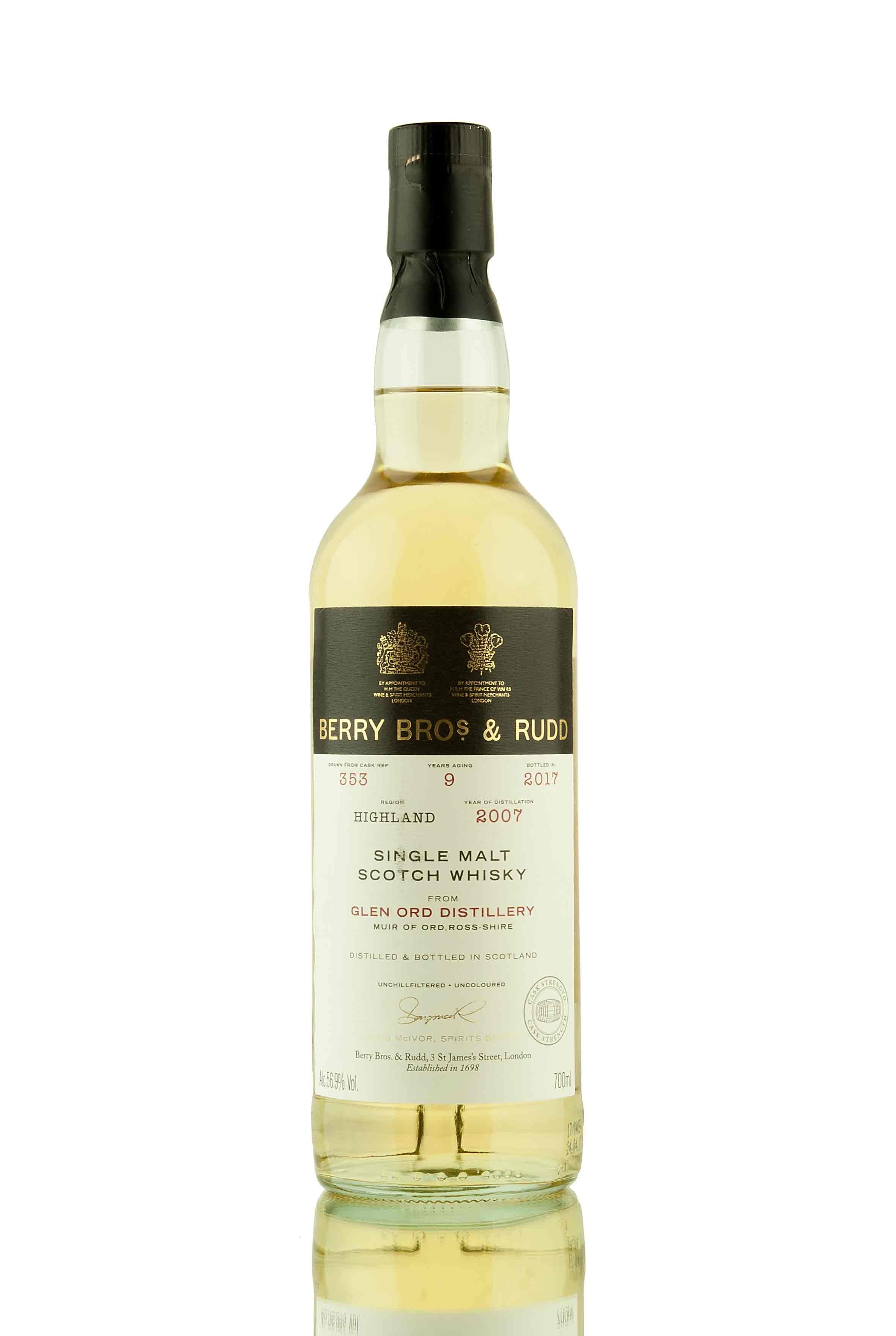 Glen Ord 9 Year Old - 2007 | Cask 353 | Berry Bros