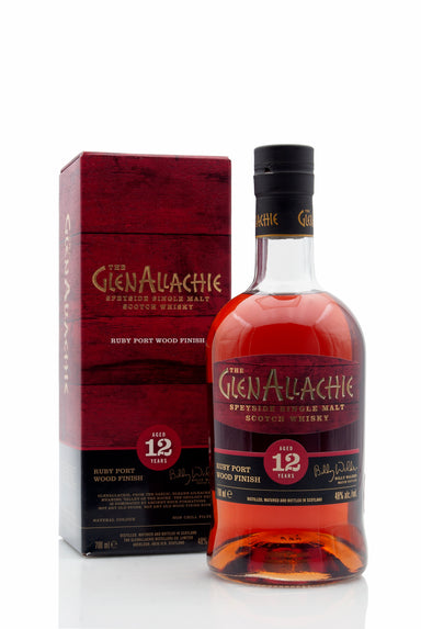 GlenAllachie 12 Year Old Ruby Port Wood Finish | Abbey Whisky Online