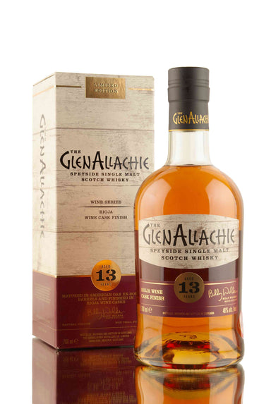 GlenAllachie 13 Year Old Rioja Wine Finish | Abbey Whisky