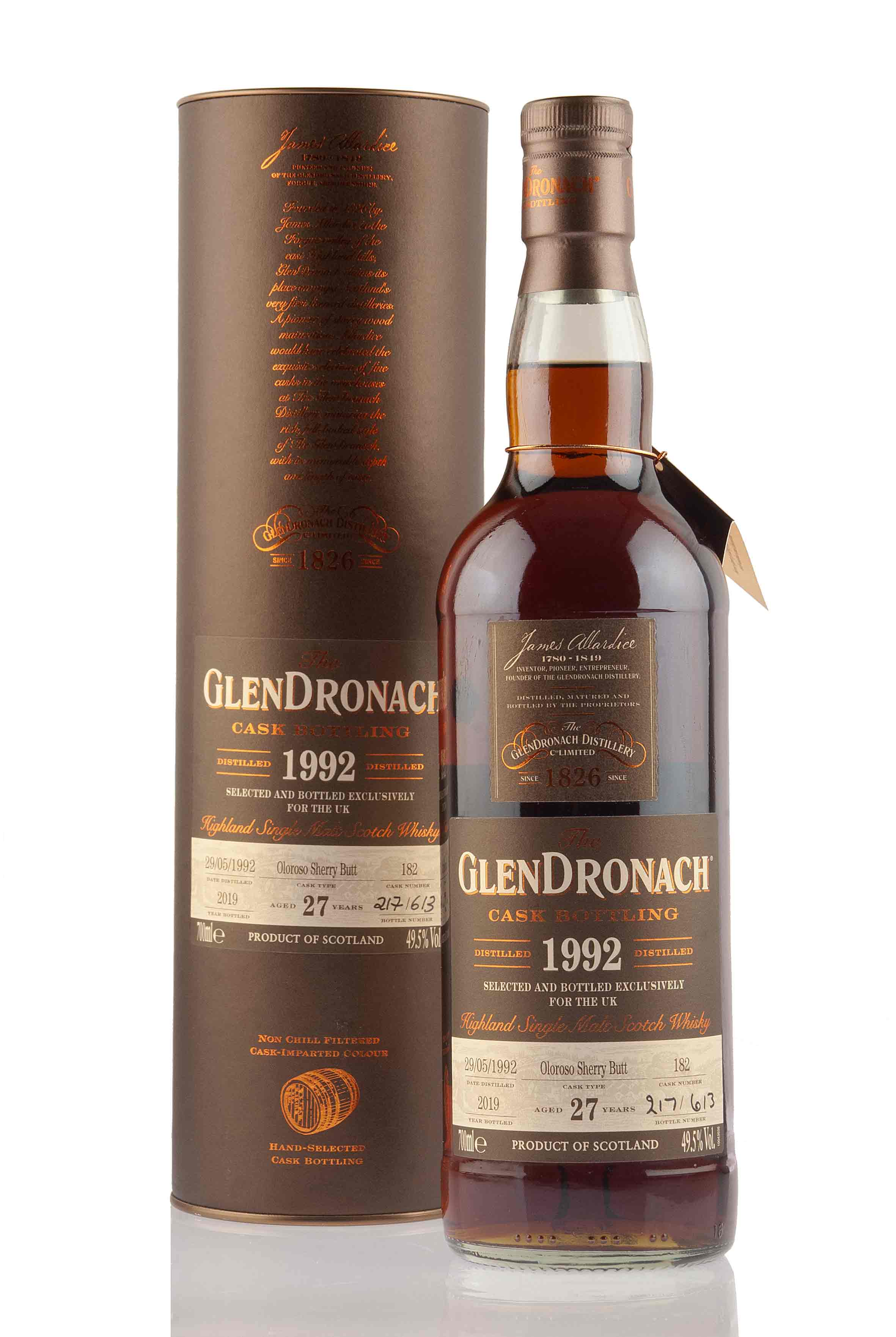 GlenDronach 27 Year Old - 1992 | Cask 182 | UK Exclusive | Abbey Whisky