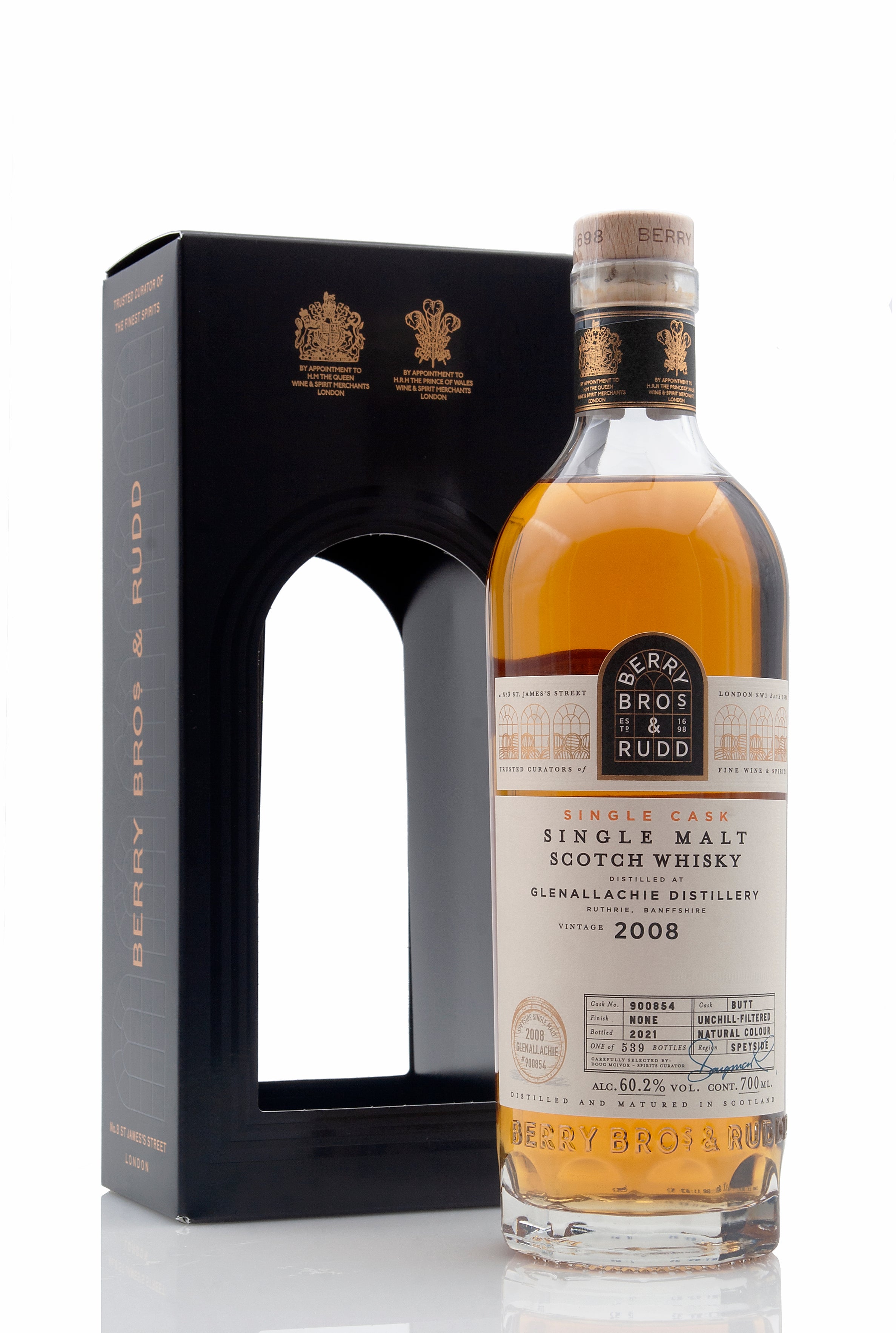 Glenallachie 13 Year Old - 2008 | Cask 900854 | Berry Bros & Rudd | Abbey Whisky Online