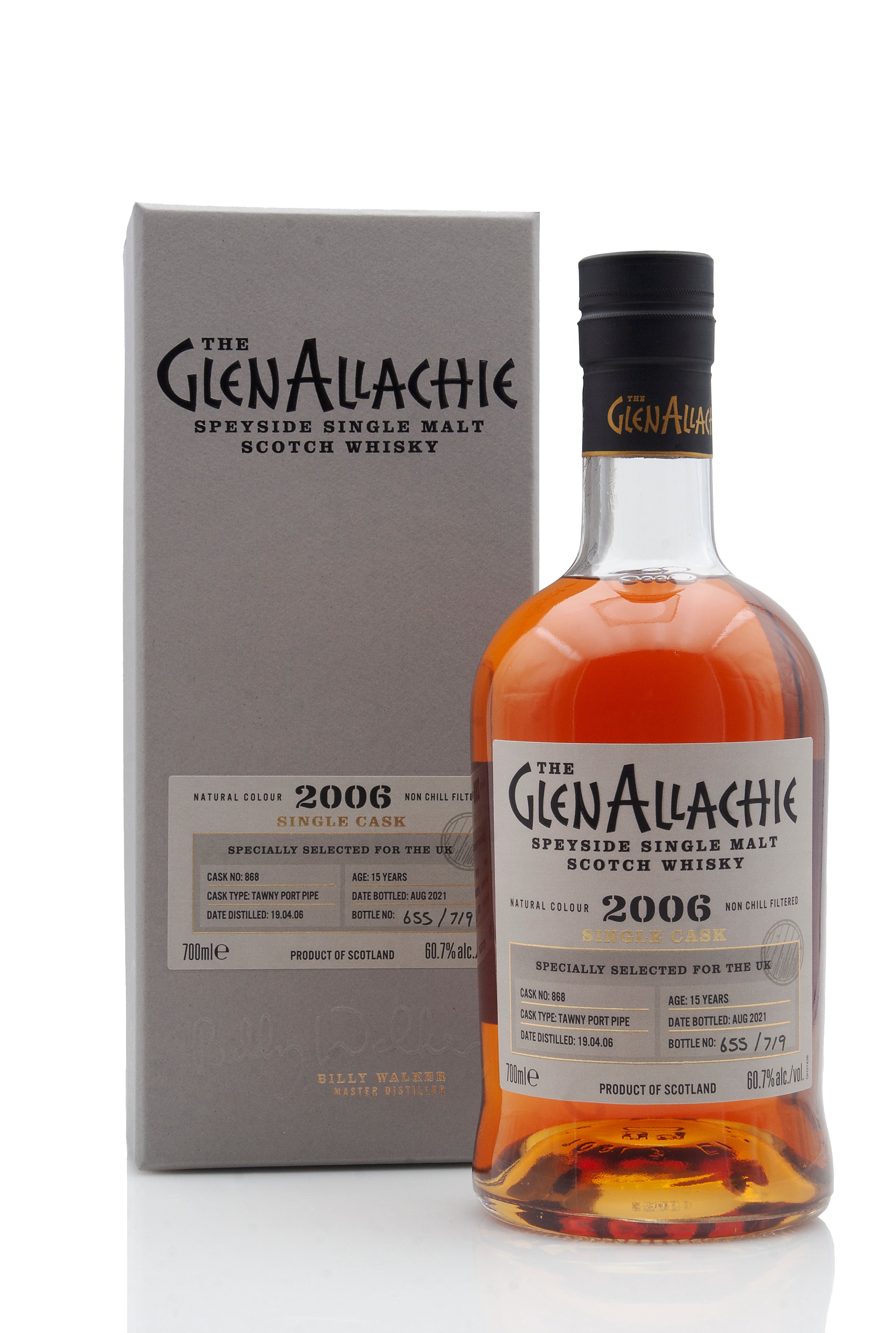 GlenAllachie 15 Year Old - 2006 | UK Exclusive Single Cask #868 | Abbey Whisky