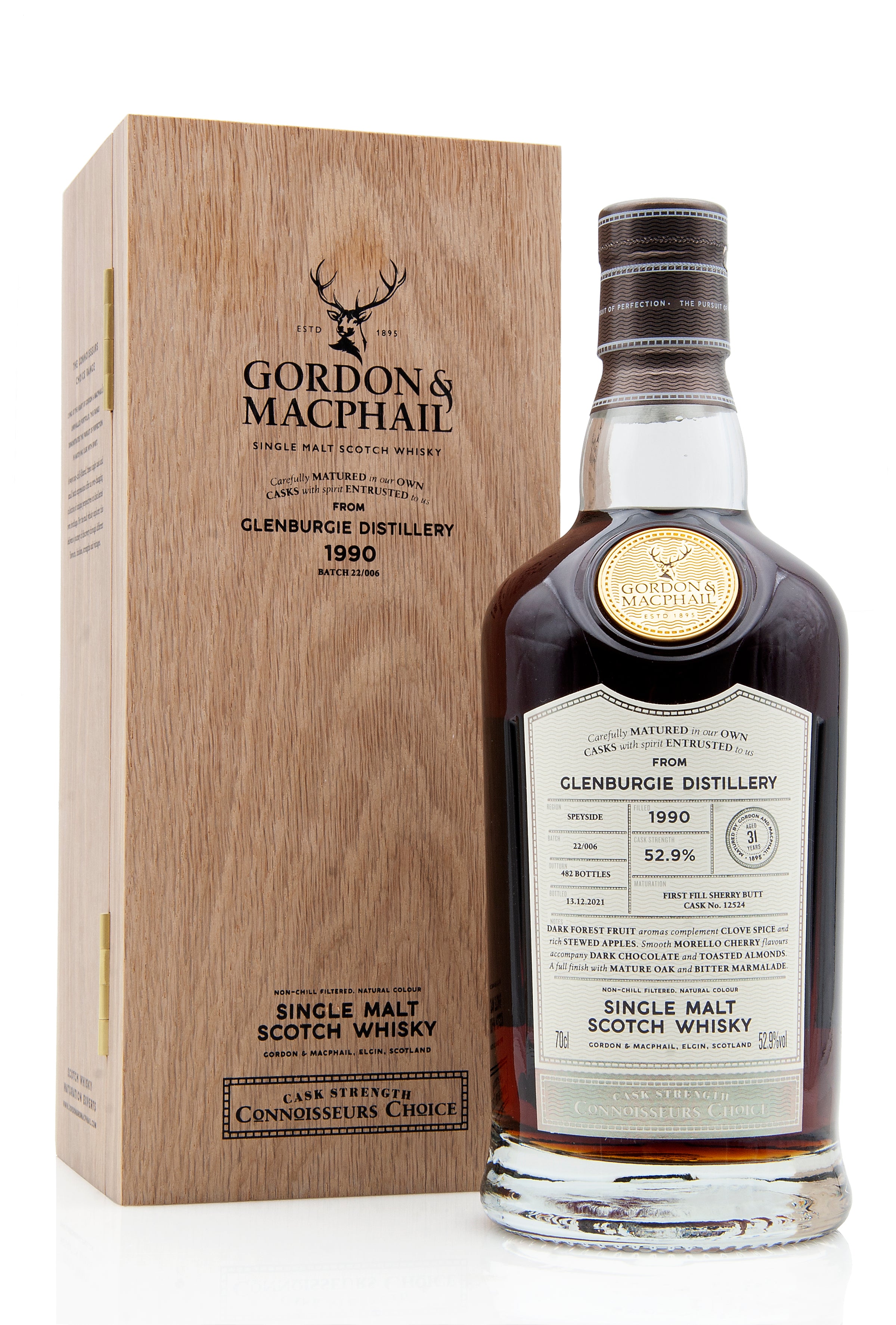 Glenburgie 31 Year Old - 1990 | Cask 12524 | Connoisseurs Choice | Abbey Whisky Online