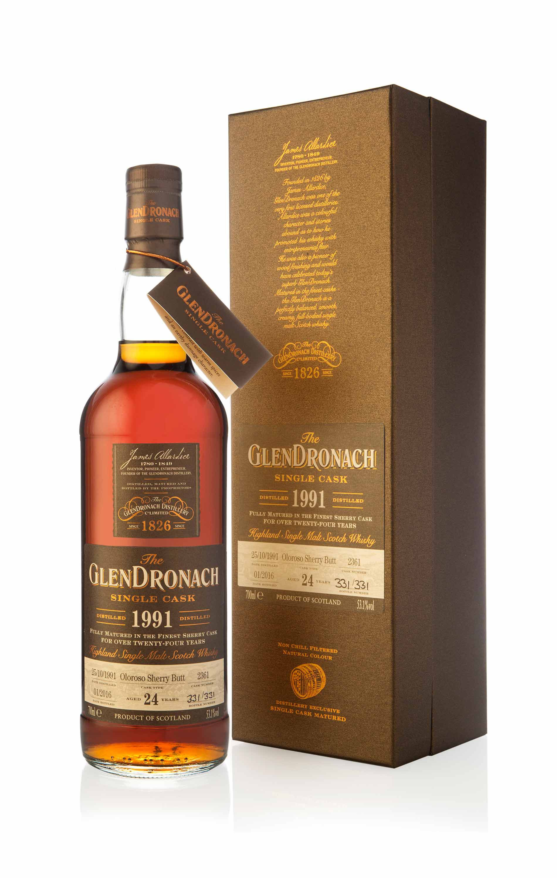 GlenDronach 1991 - 24 Year Old / Cask 2361 Batch 13