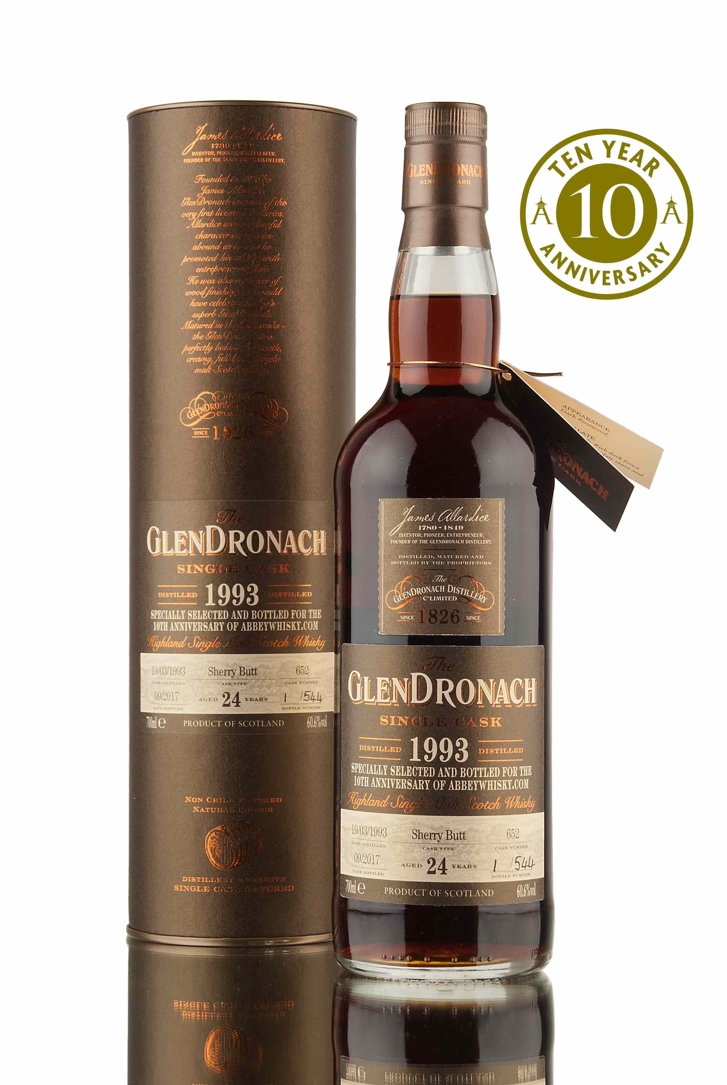 GlenDronach 24 Year Old - 1993 | AW 10th Anniversary