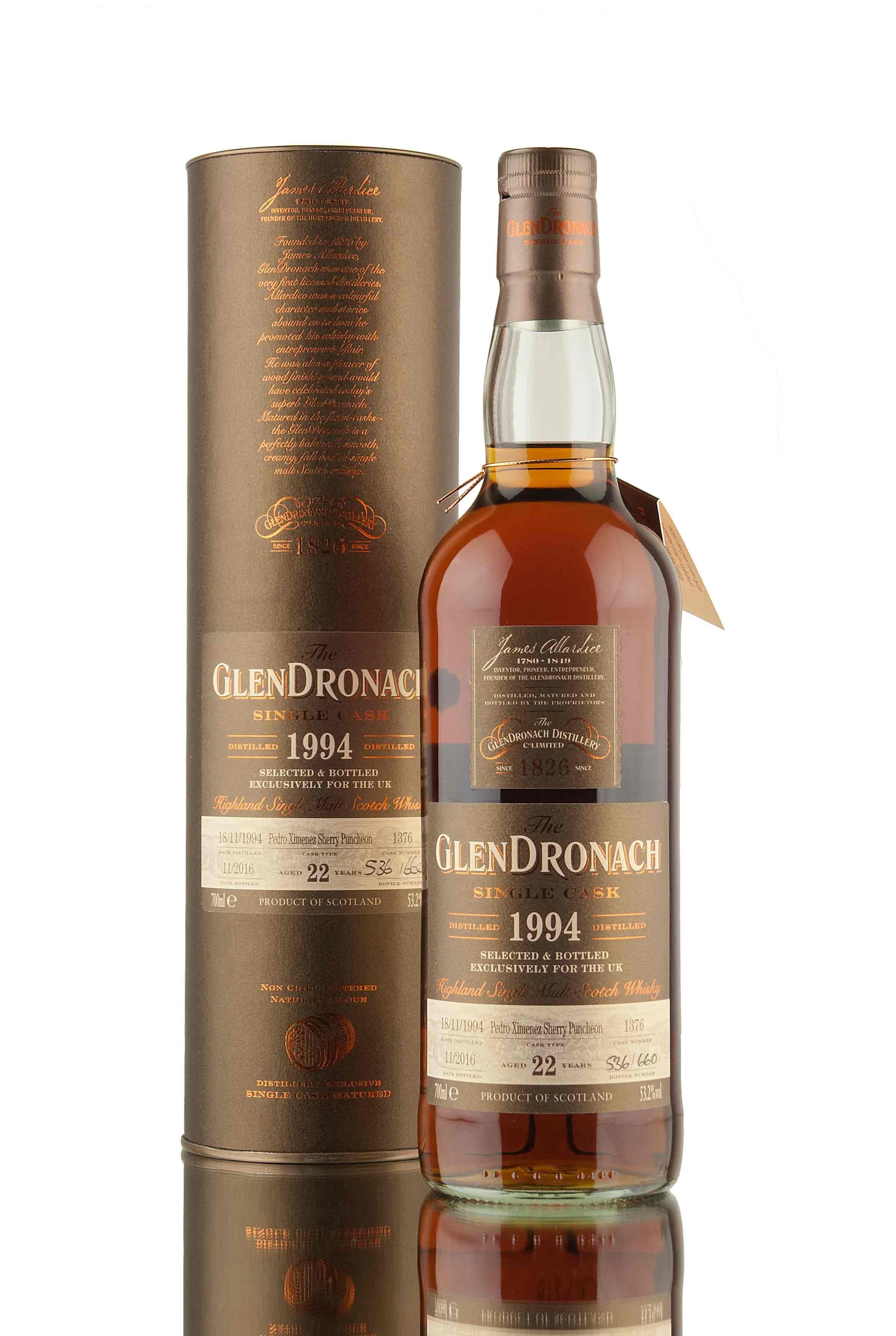 GlenDronach 22 Year Old - 1994 | Cask 1376 | UK Exclusive