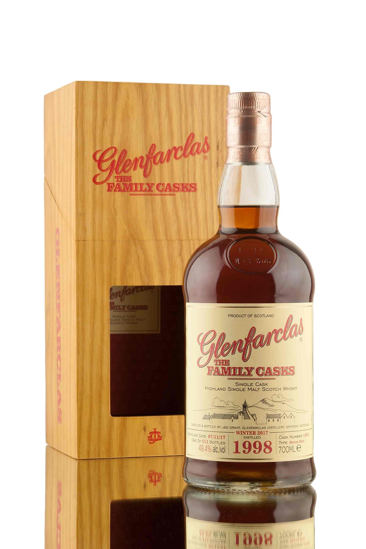 Glenfarclas 1998 Cask 1695 | Family Casks W17 | Abbey Whisky