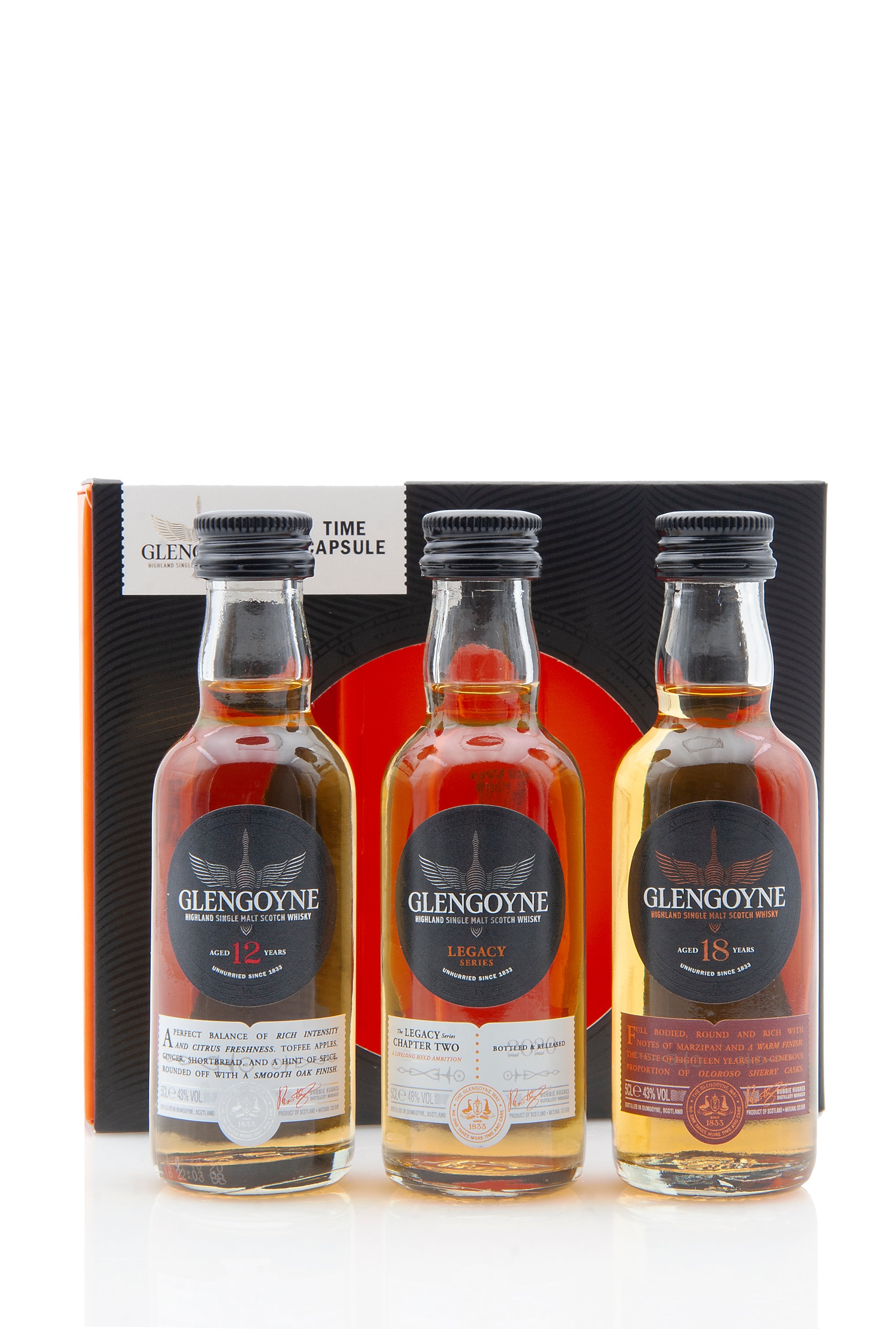 Glengoyne Time Capsule Gift Pack | 3 x 3cl | Abbey Whisky Online