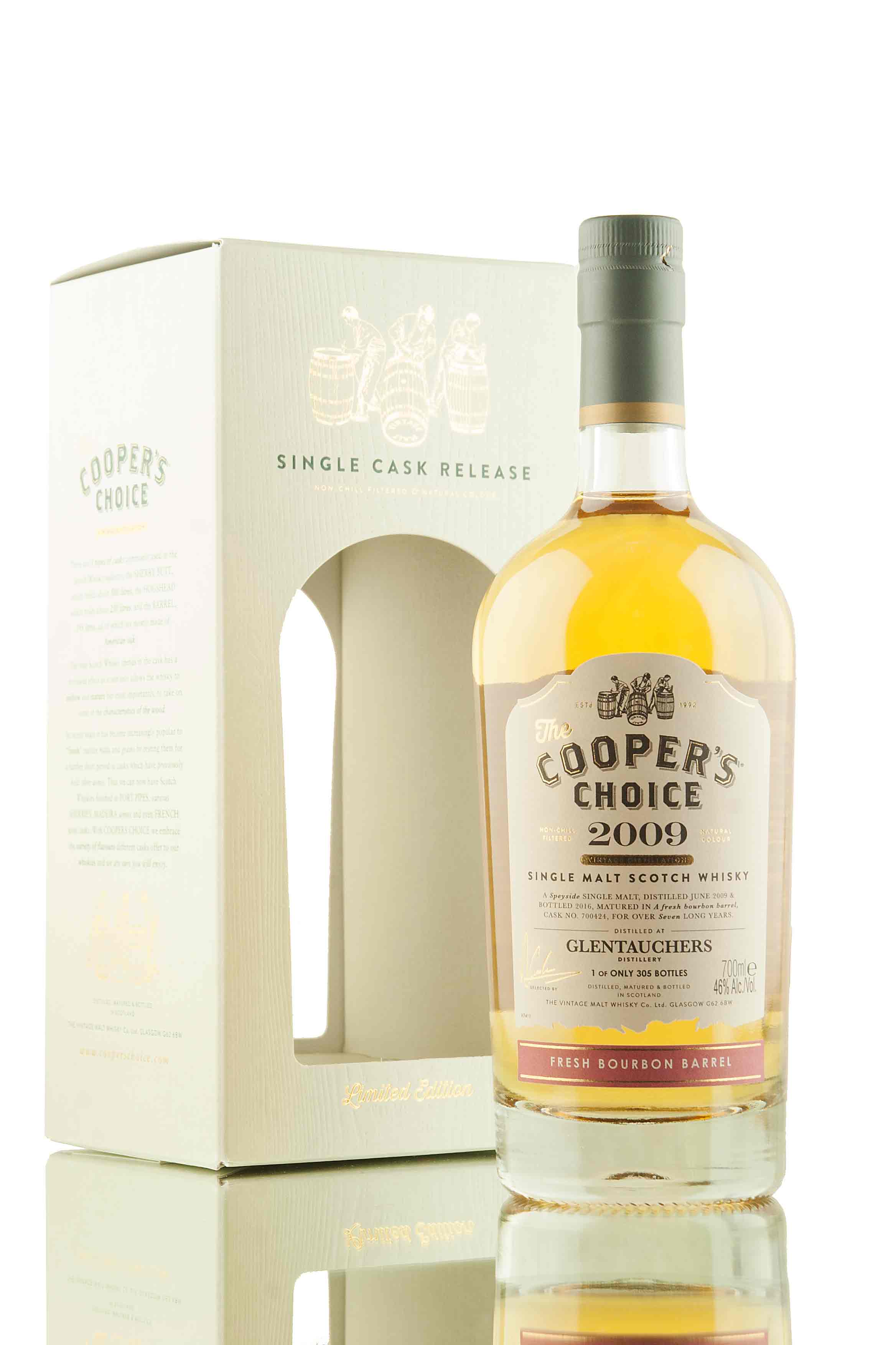 Glentauchers 7 Year Old - 2009 | Cask 700424 | The Cooper's Choice