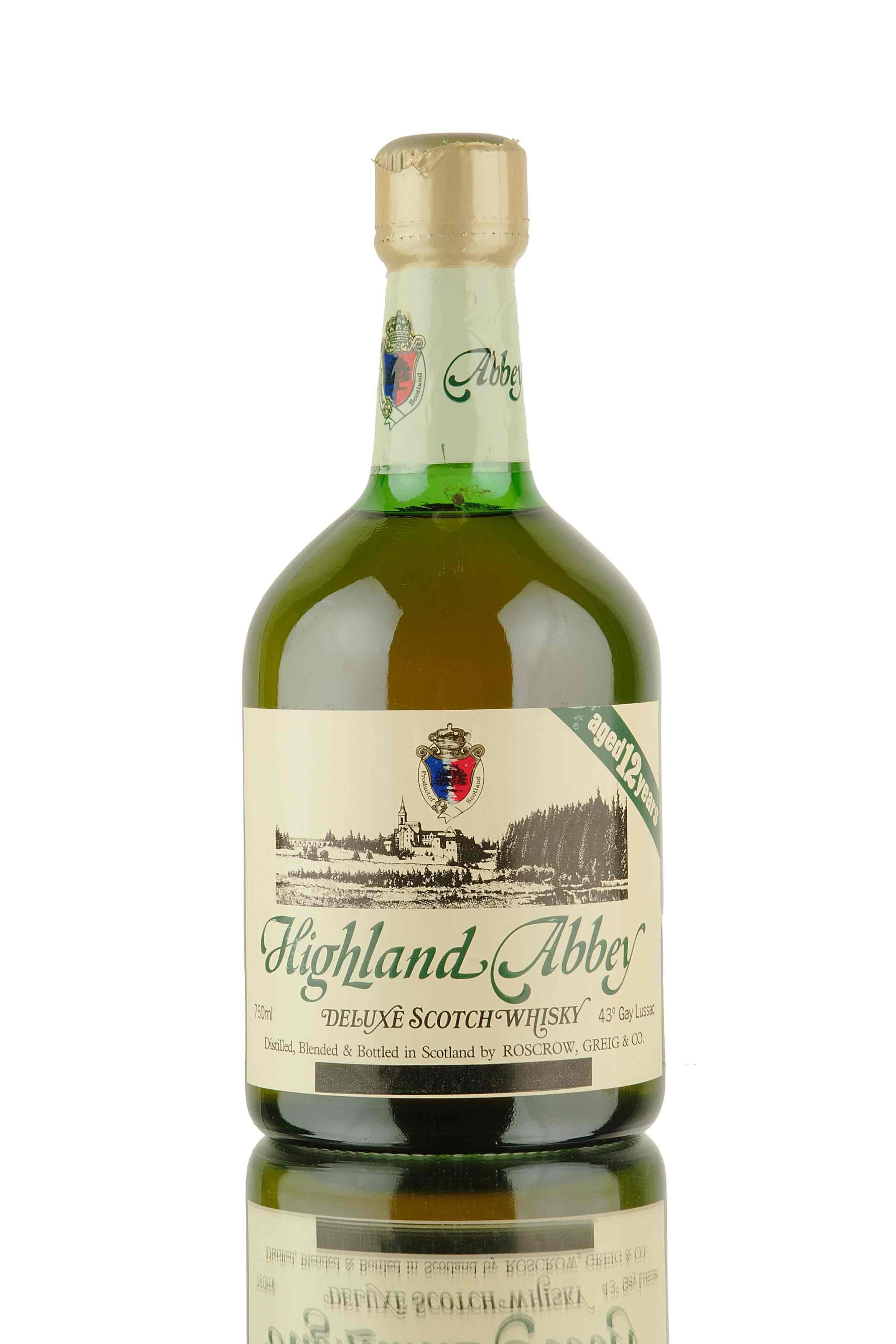 Highland Abbey 12 Year Old Deluxe Scotch Whisky