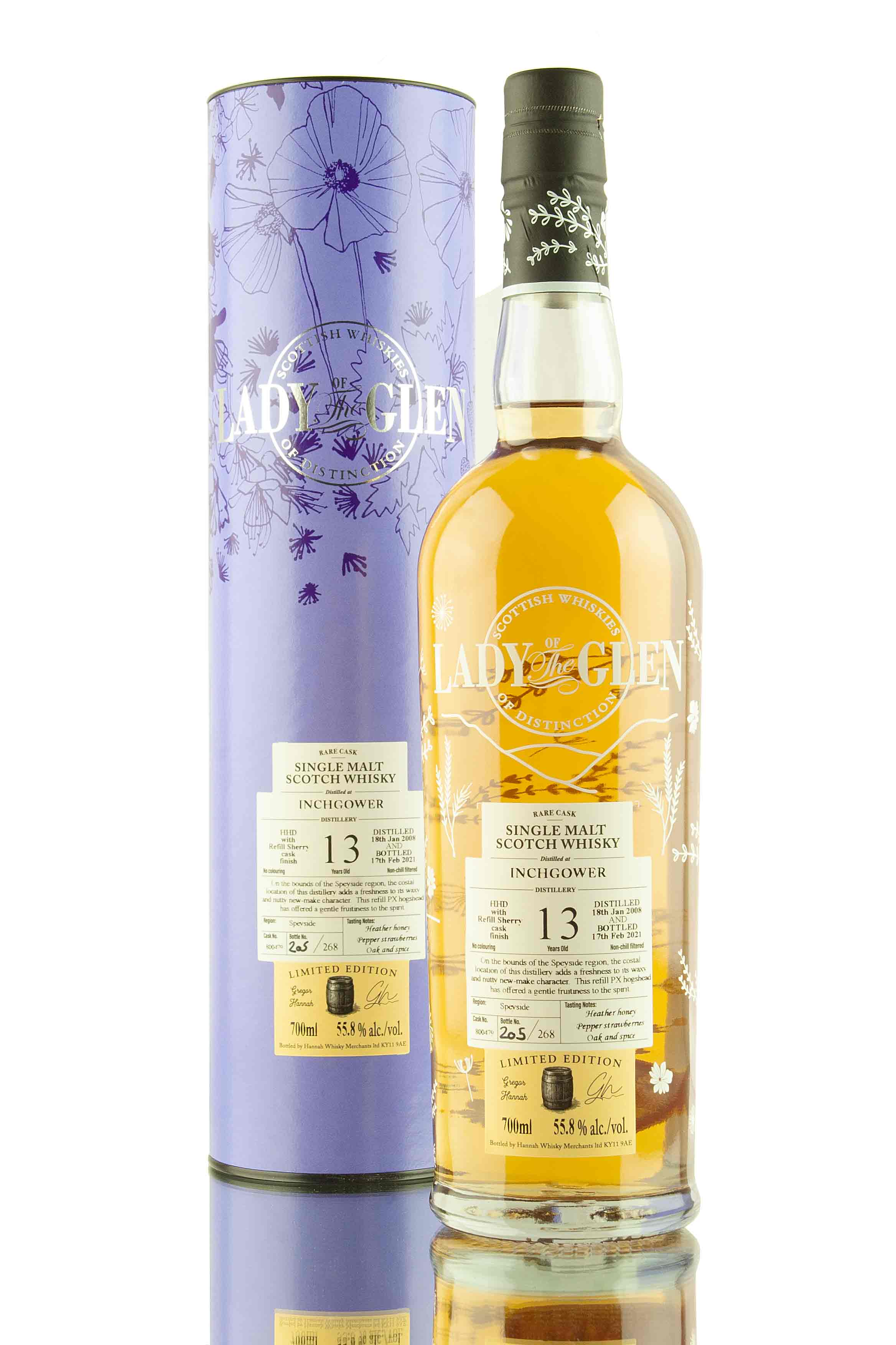 Inchgower 13 Year Old - 2008 | Cask 800479 | Lady of the Glen | Abbey Whisky
