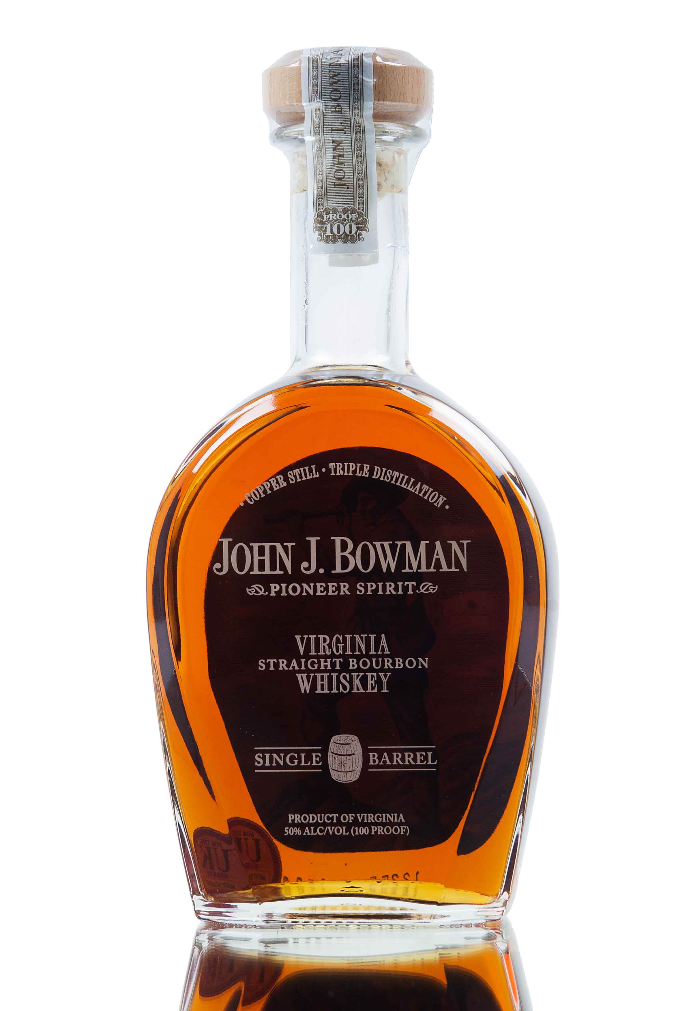 John J Bowman Single Barrel Bourbon Whiskey