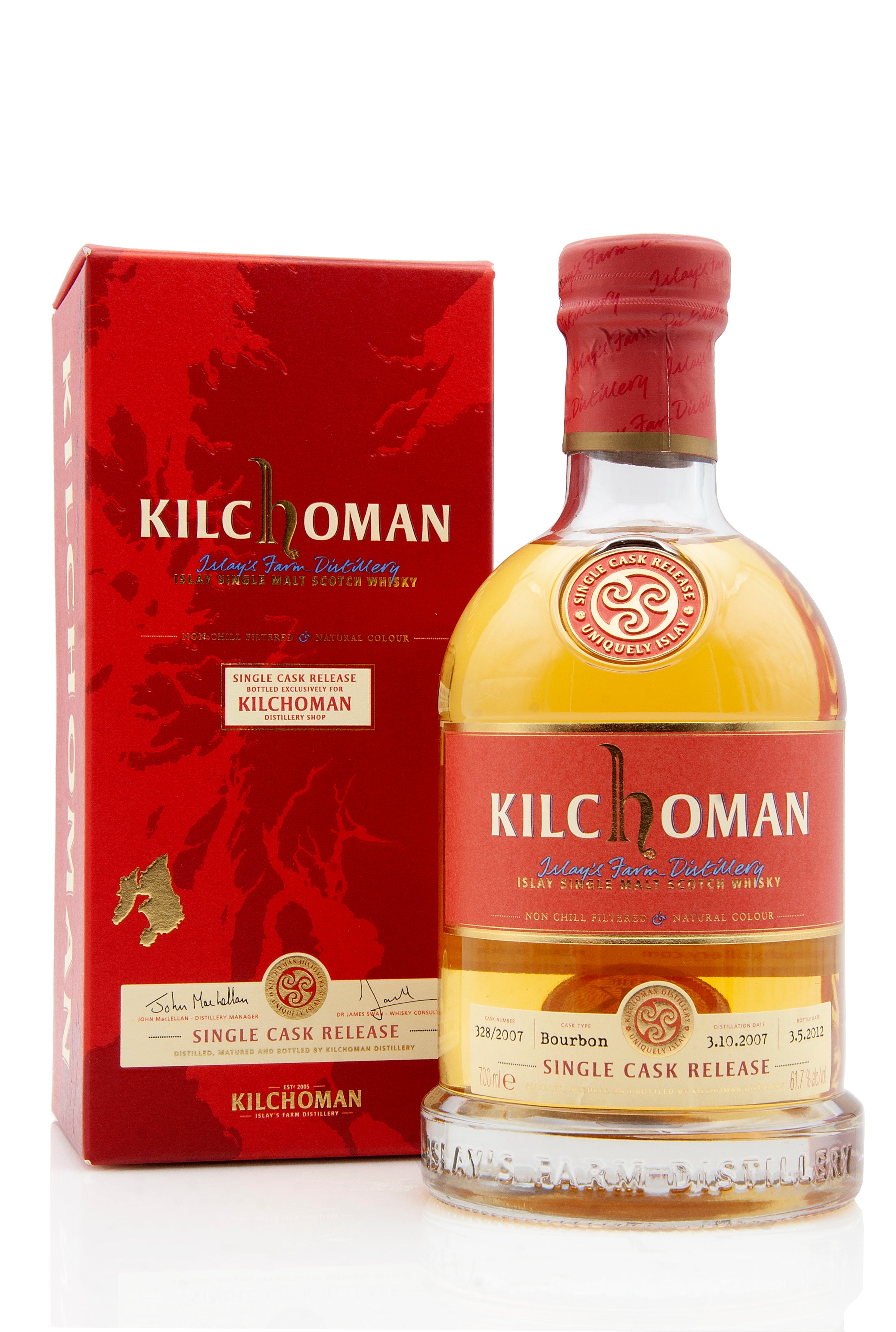 Kilchoman 2007 Vintage | Cask 328/2007 | Distillery Shop Exclusive | Abbey Whisky Online