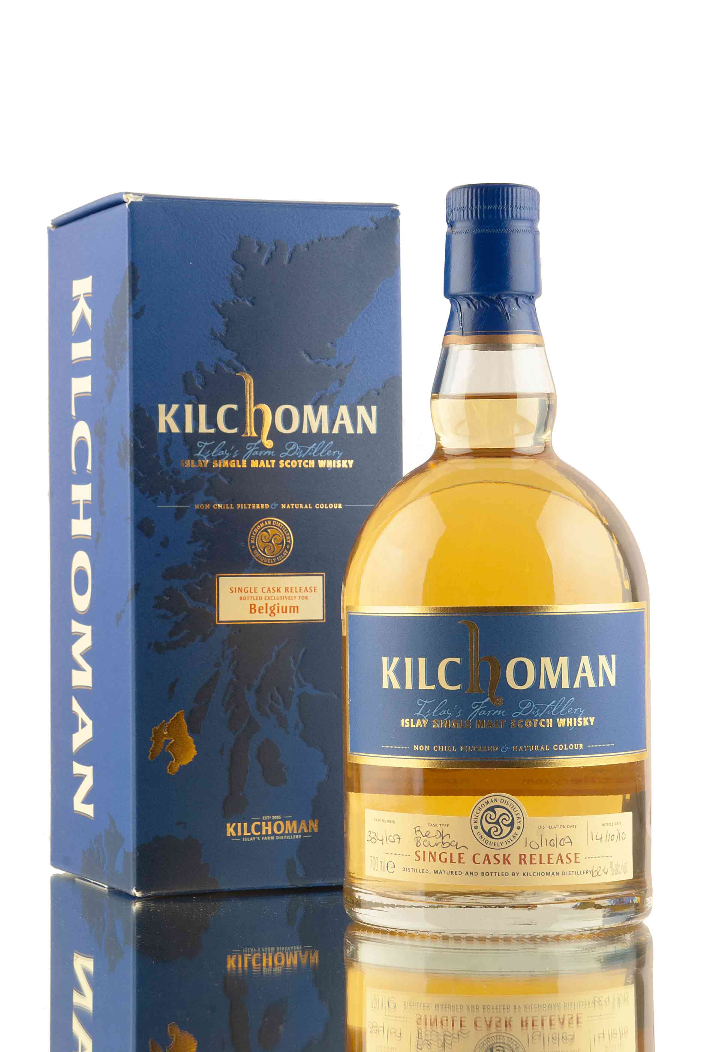 Kilchoman 2007 Vintage | Cask 334/07 | Bottled for Belgium | Abbey Whisky