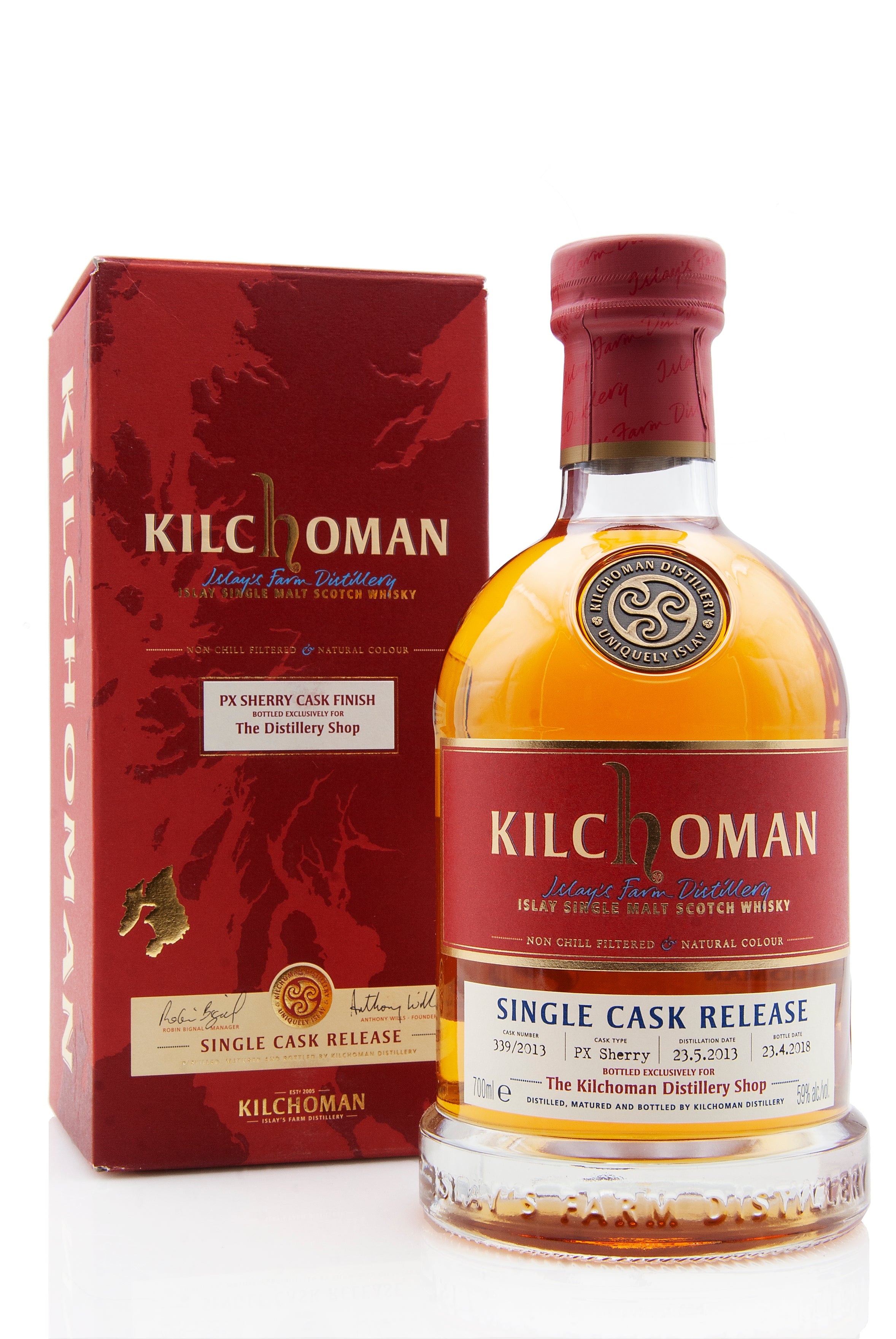 Kilchoman 2013 Vintage | Cask 339/2013 | Distillery Shop Exclusive | Abbey Whisky Online