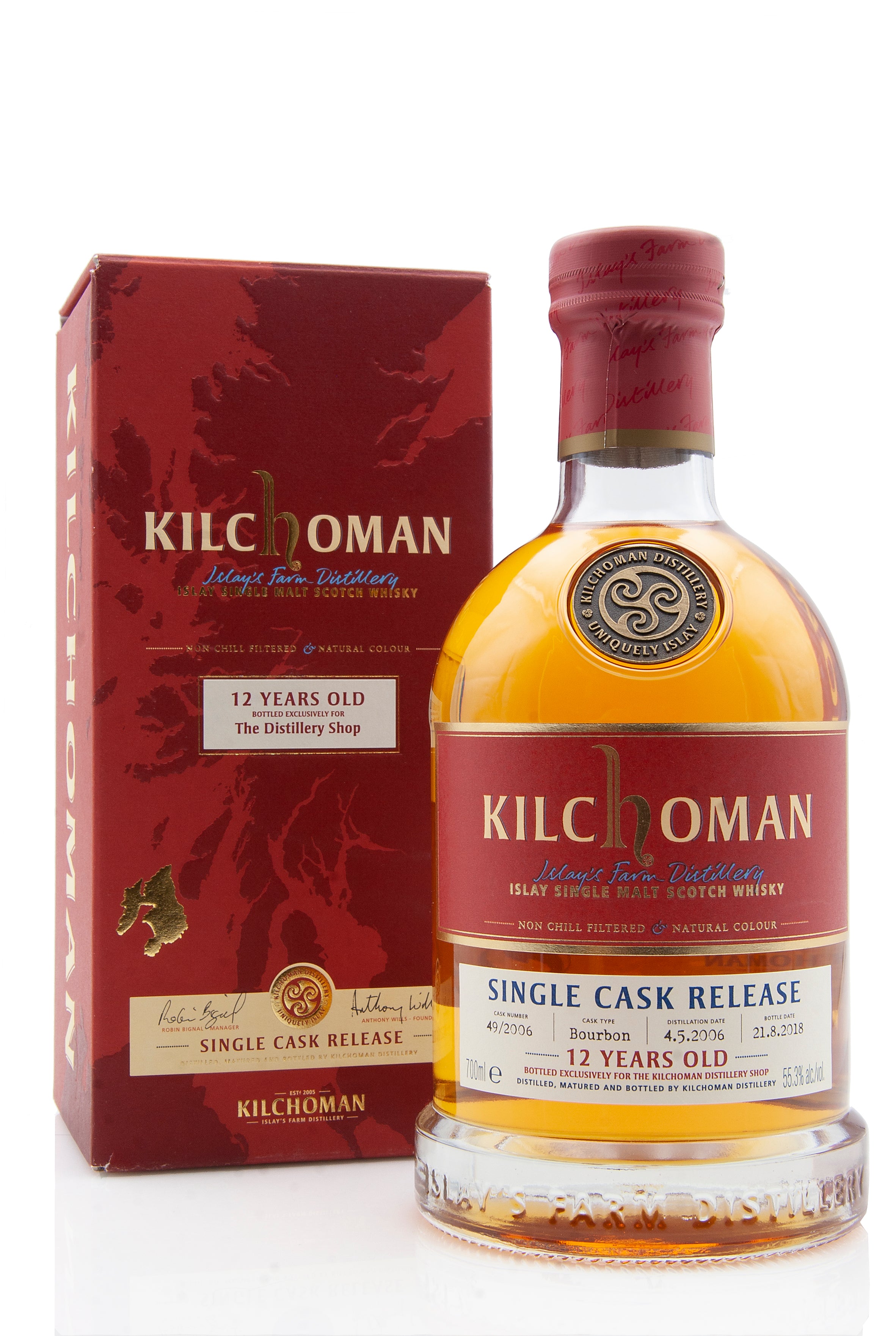 Kilchoman 12 Year Old - 2006 | Cask 49/2006 | Distillery Shop Exclusive | Abbey Whisky Online