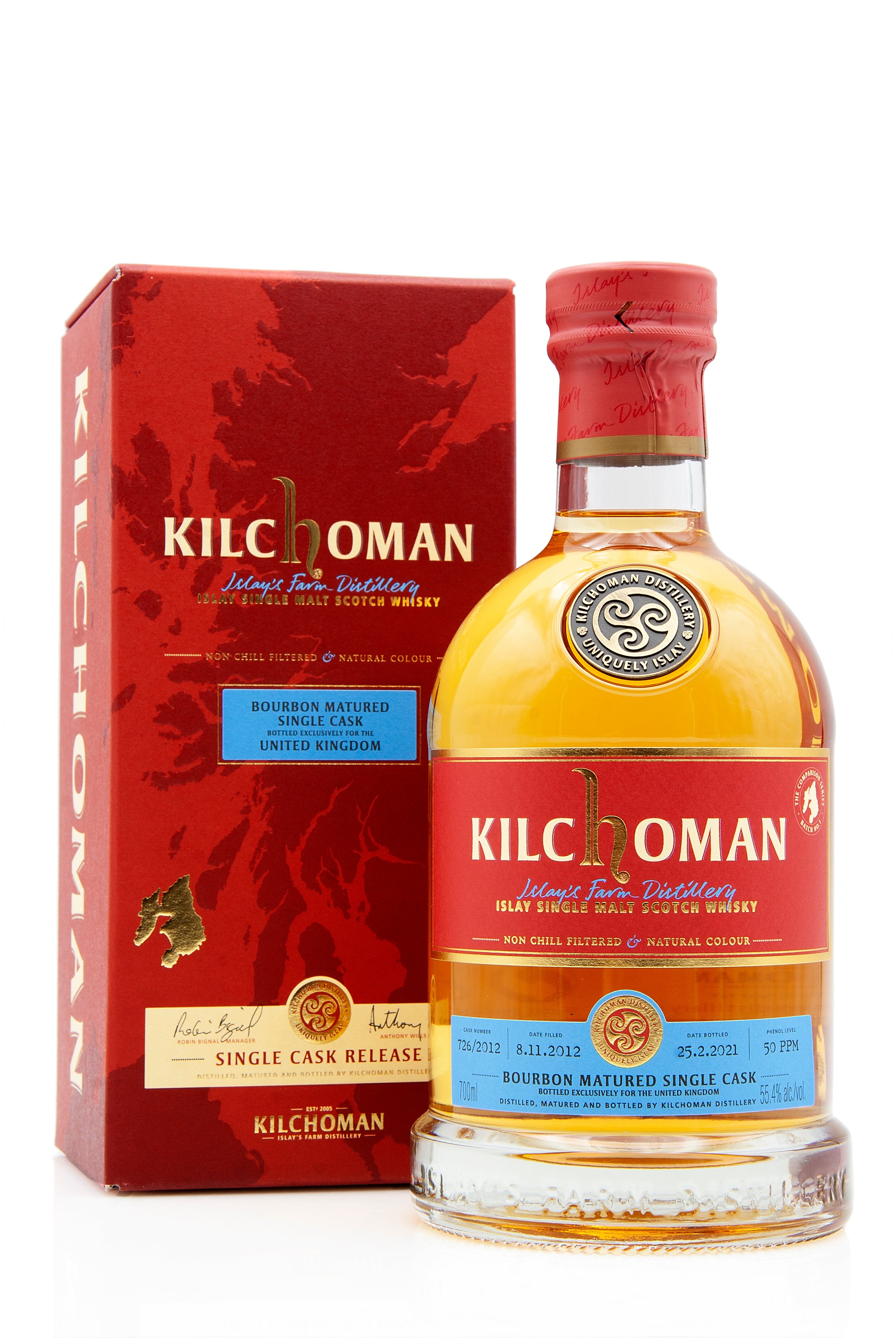 Kilchoman 8 Year Old - 2012 | Cask 726 | The Comparison Series | Abbey Whisky Online
