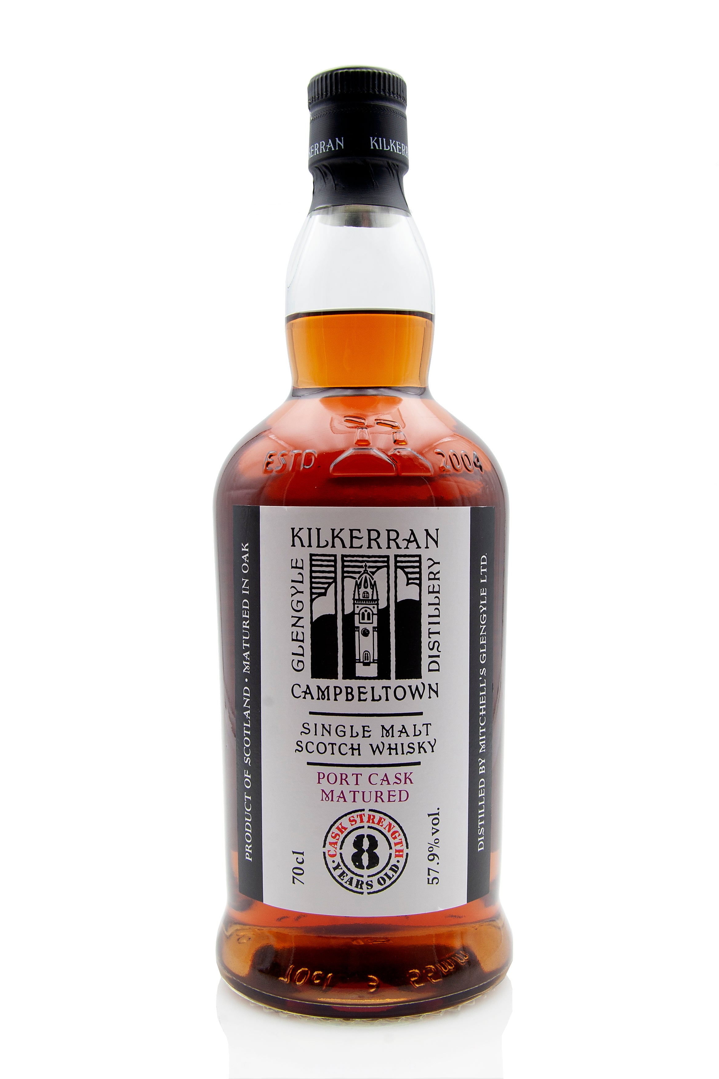 Kilchoman 8 Year Old Cask Strength - 57.9% | Abbey Whisky Online
