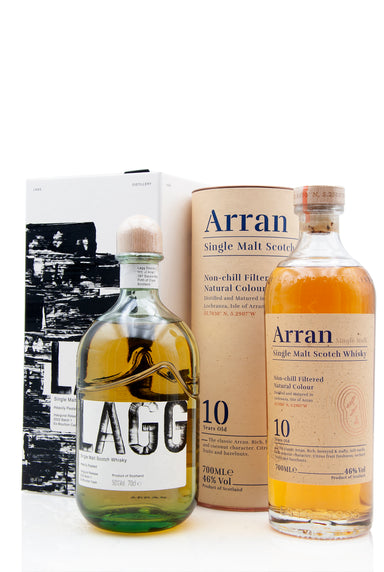 Arran 10 Year Old and Lagg Inaugural  Whisky Bundle | Abbey Whisky Online