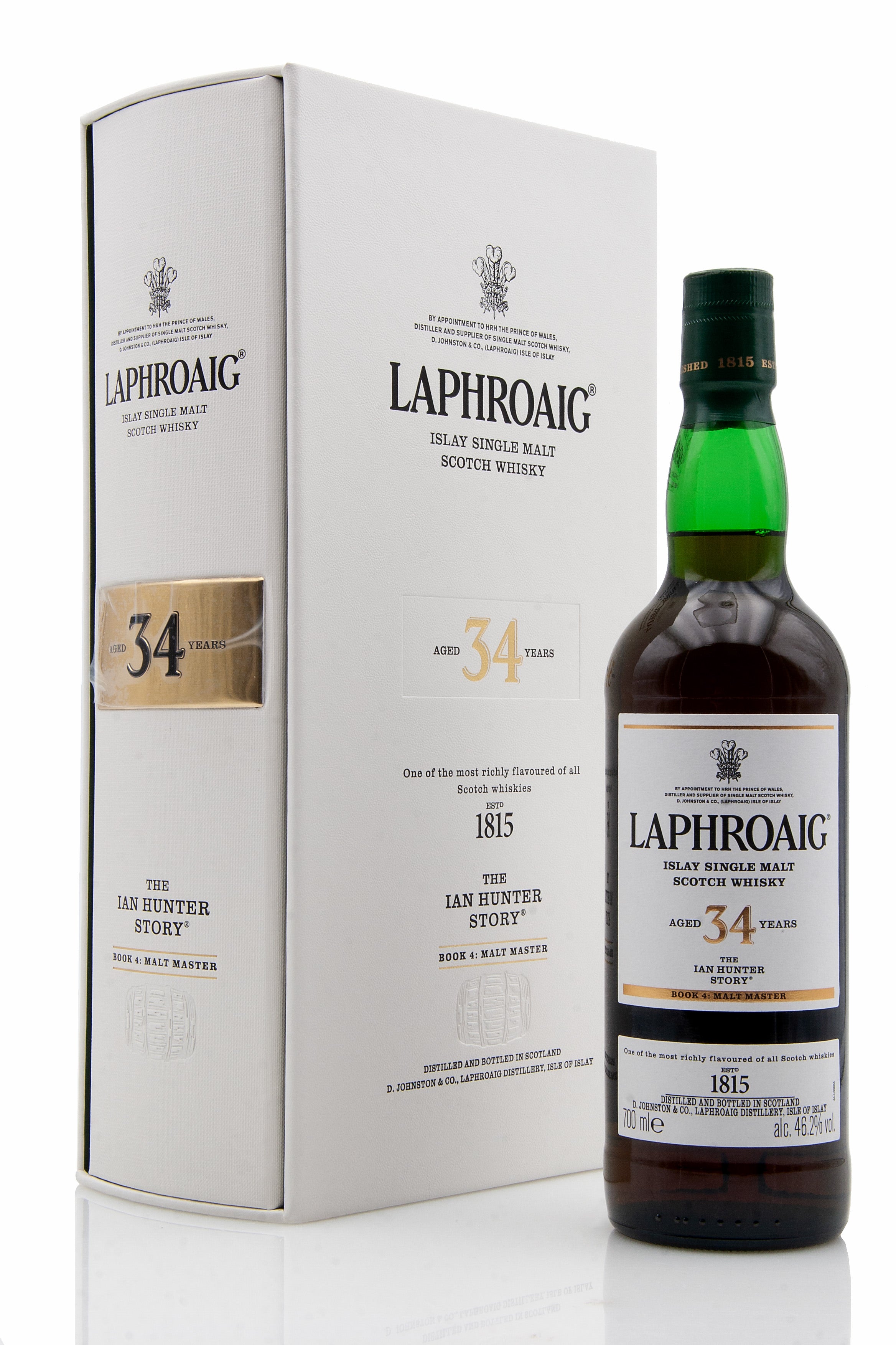Laphroaig 34 Year Old | The Ian Hunter Story Book 4: Malt Master | Abbey Whisky Online