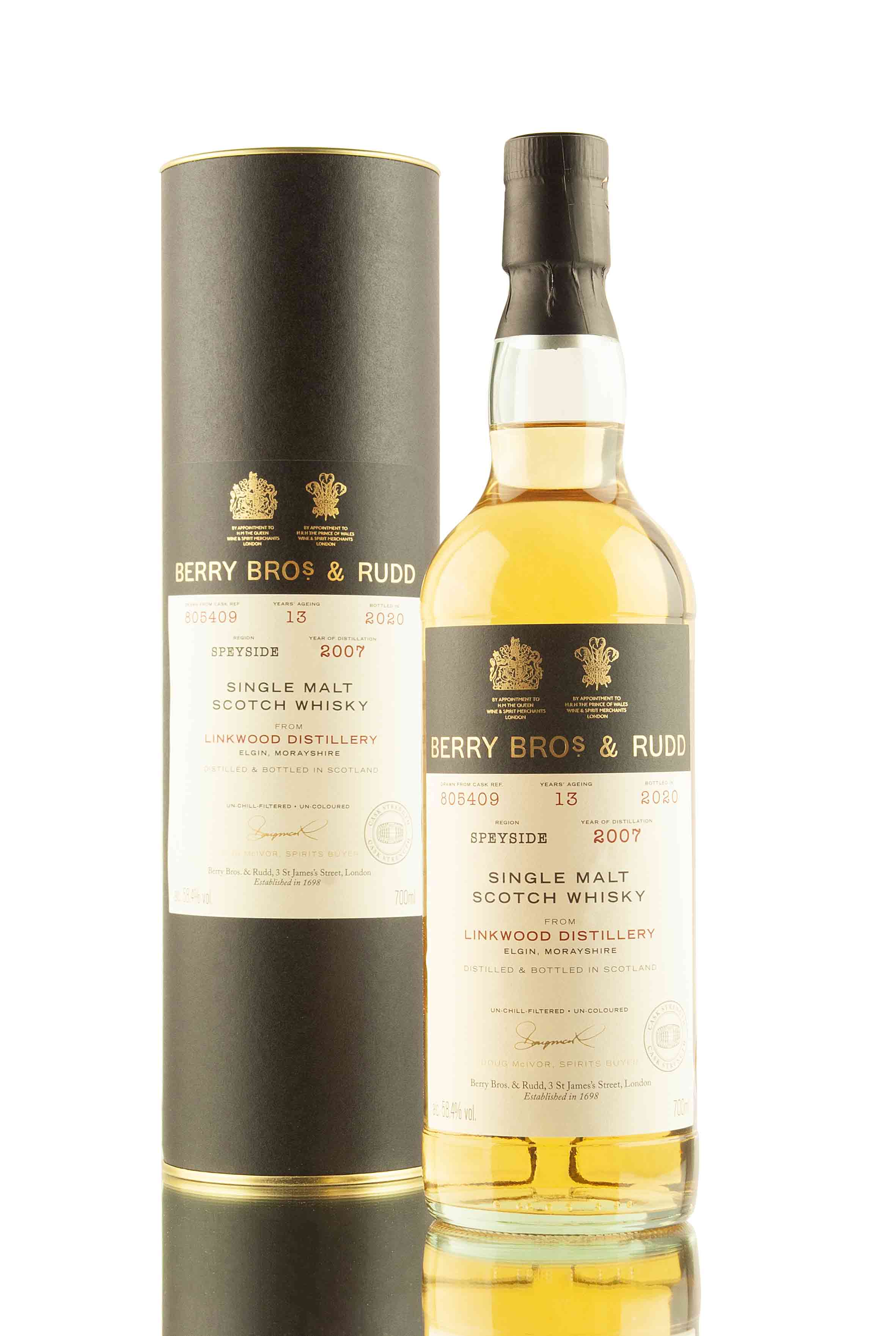 Linkwood 13 Year Old - 2007 | Cask 805409 | Berry Bros & Rudd | Abbey Whisky