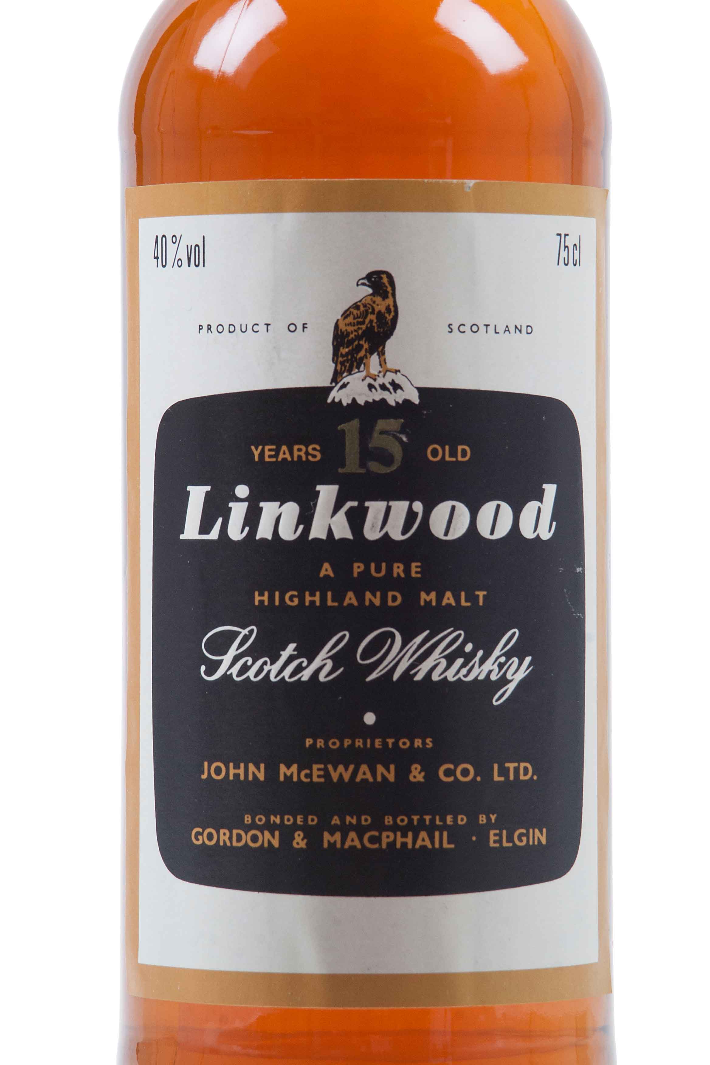 Linkwood 15 Year Old / Gordon & MacPhail / 1980s