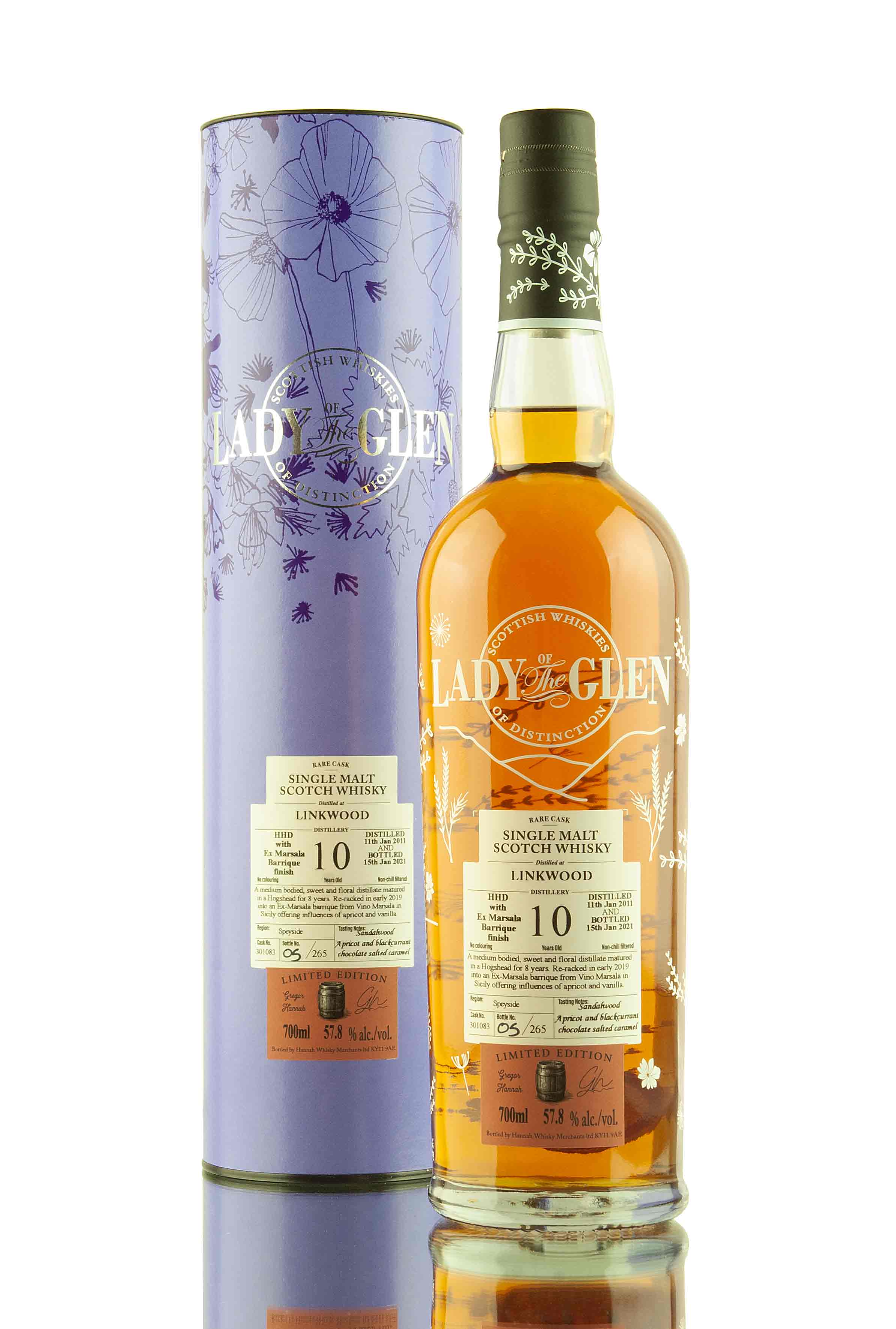 Linkwood 10 Year Old - 2011 | Cask 301083 | Lady of the Glen | Abbey Whisky