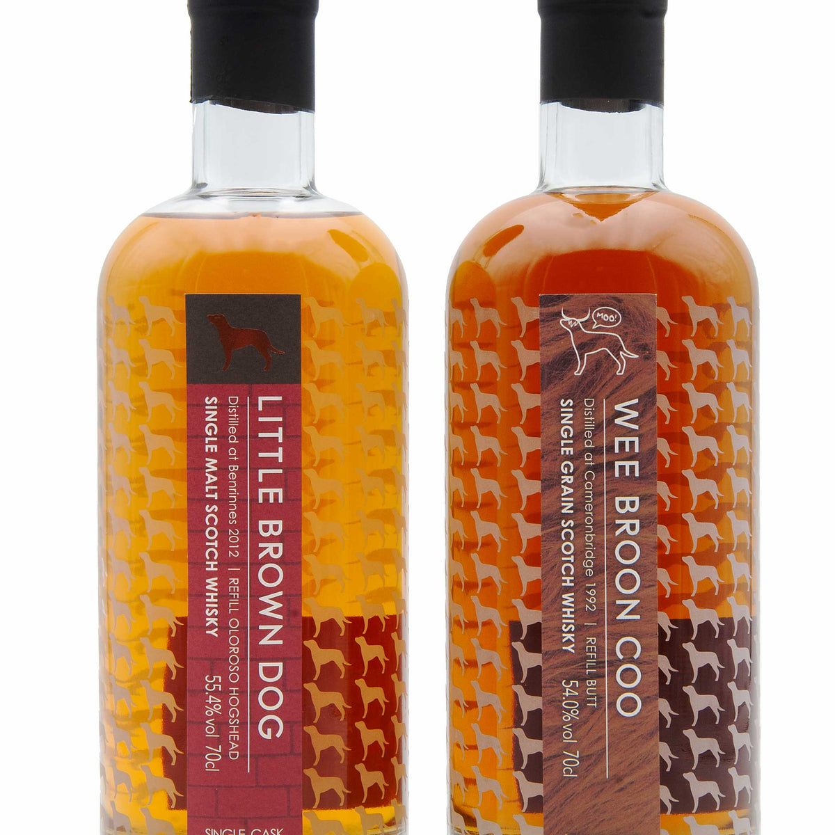 Little Brown Dog & Wee Broon Coo Bundle — Abbey Whisky