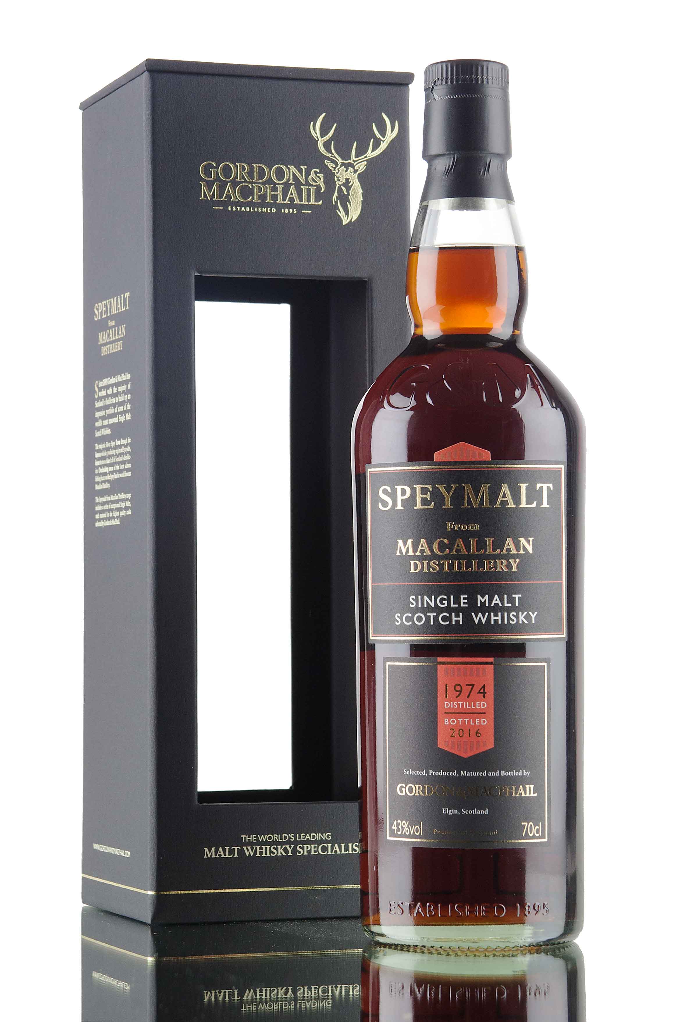 Macallan 1974 Speymalt - Bottled 2016 / Gordon & MacPhail