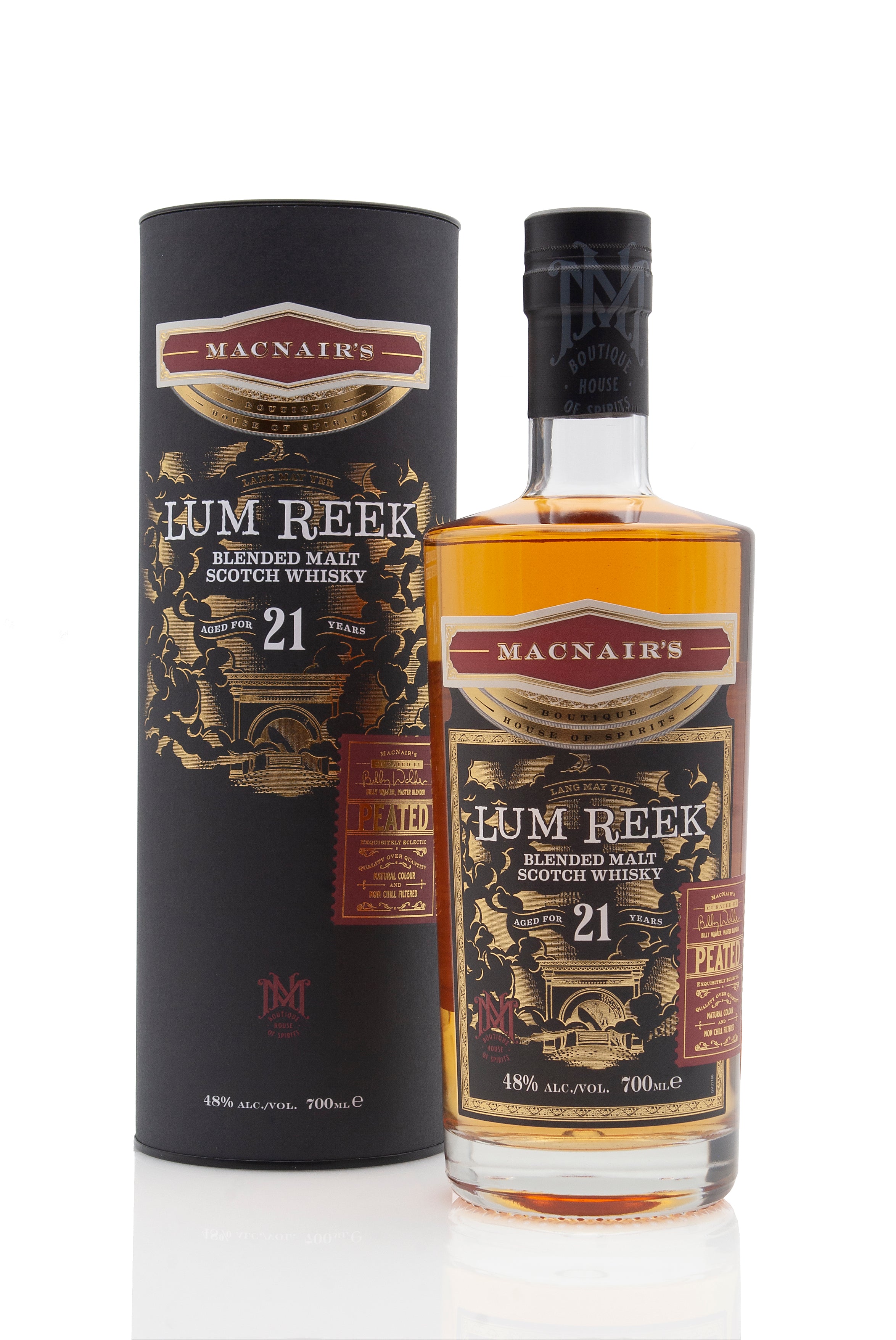 MacNair's Lum Reek 21 Year Old - Peated | Abbey Whisky Online