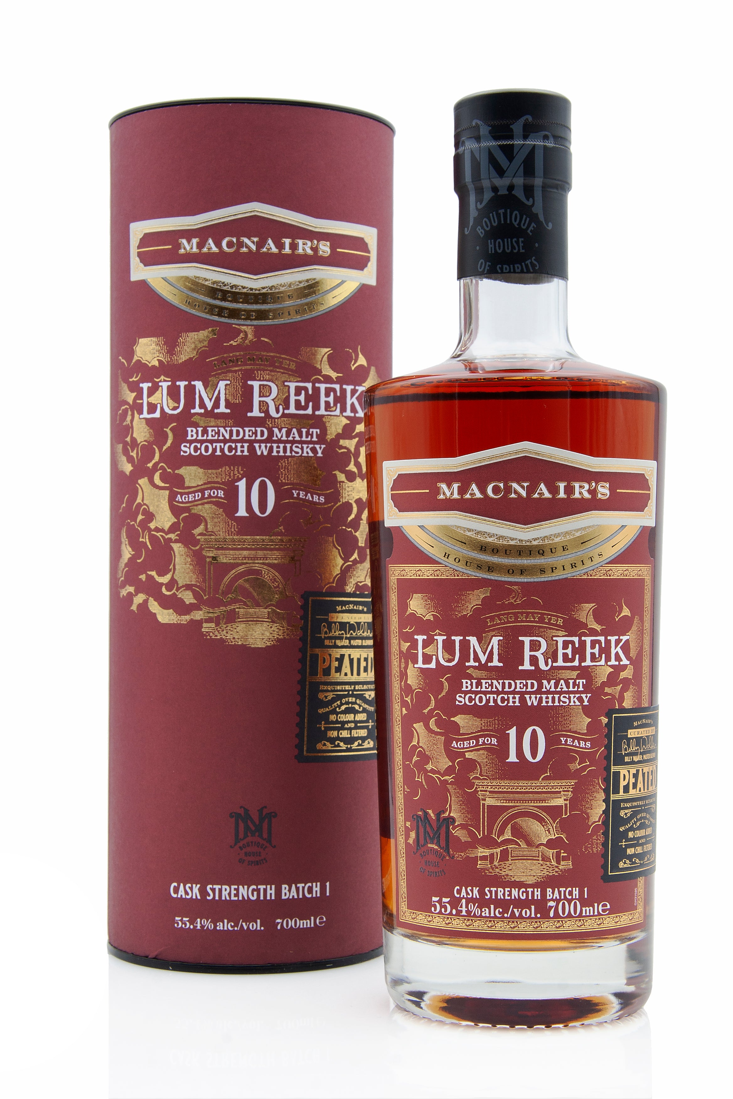 MacNair's Lum Reek 10 Year Old Cask Strength Batch 1 | Abbey Whisky Online