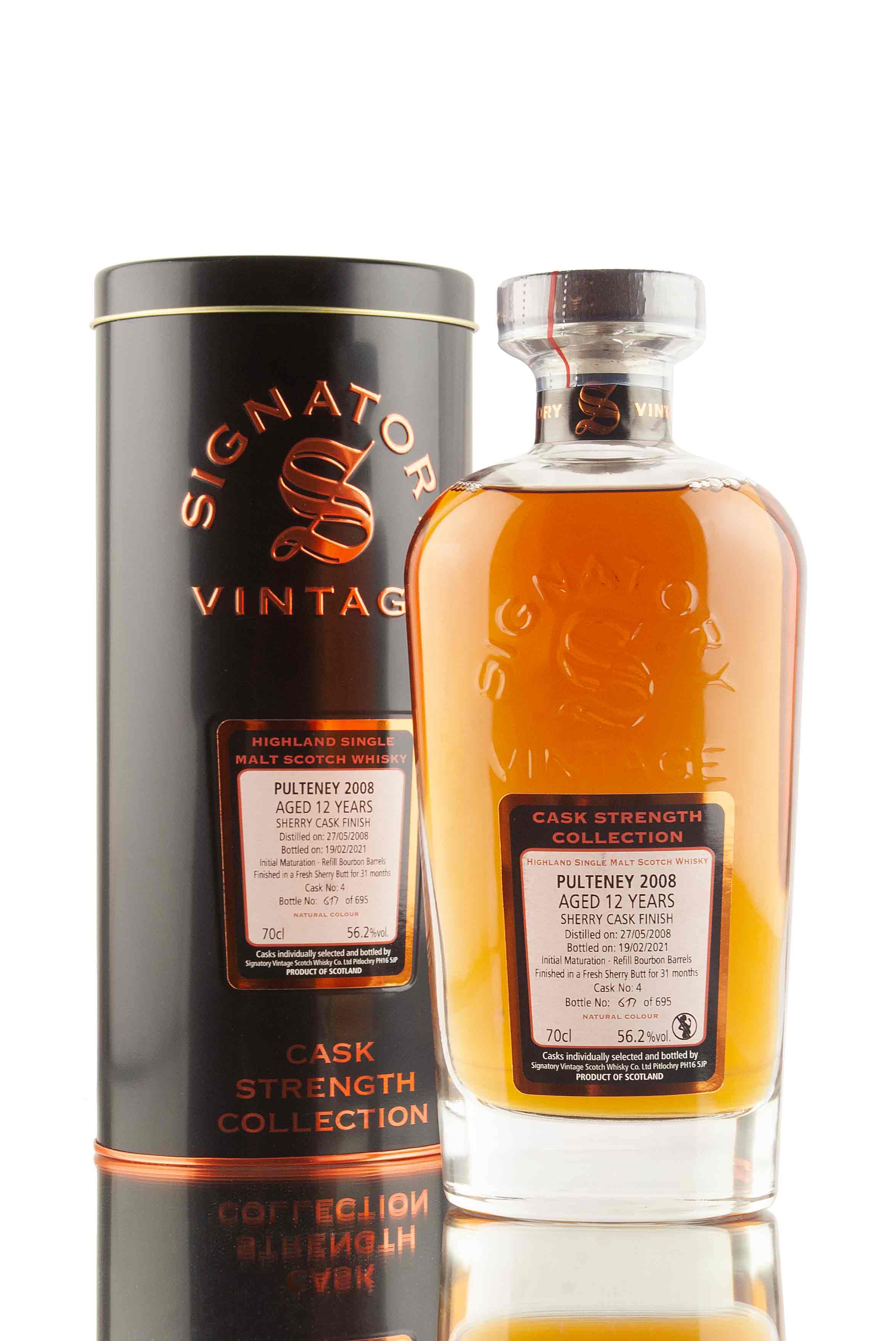 Pulteney 12 Year Old - 2008 | Cask 4 | Cask Strength Collection - Signatory | Abbey Whisky