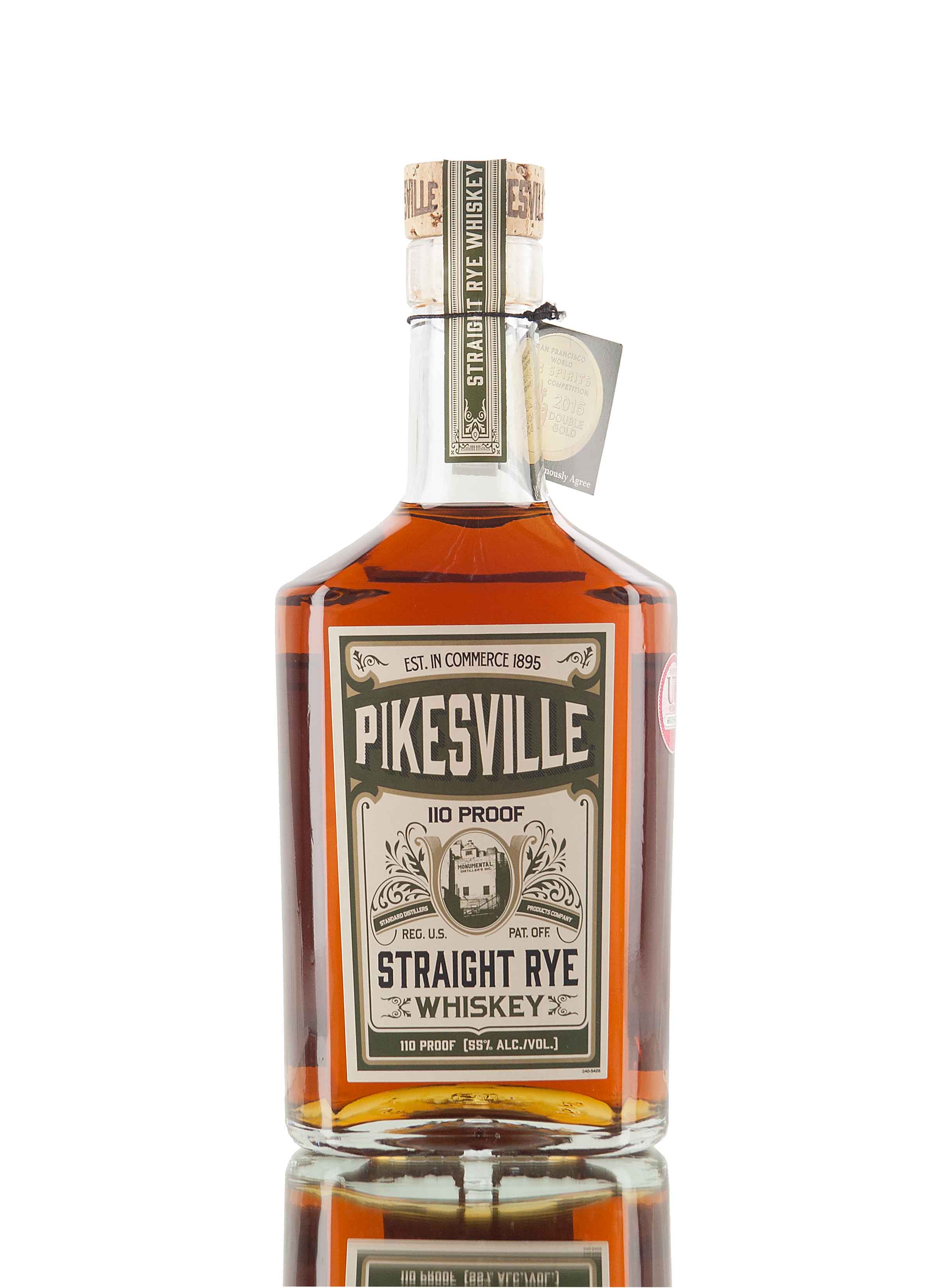 Pikesville 6 Year Old 110 Proof / Straight Rye Whiskey
