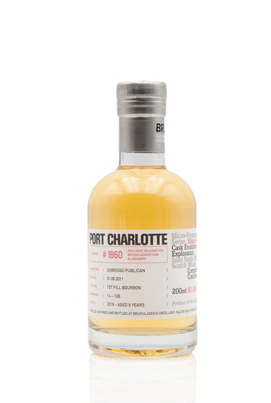 Port Charlotte 6 Year Old - 2011 | Cask #1860 | Abbey Whisky Online