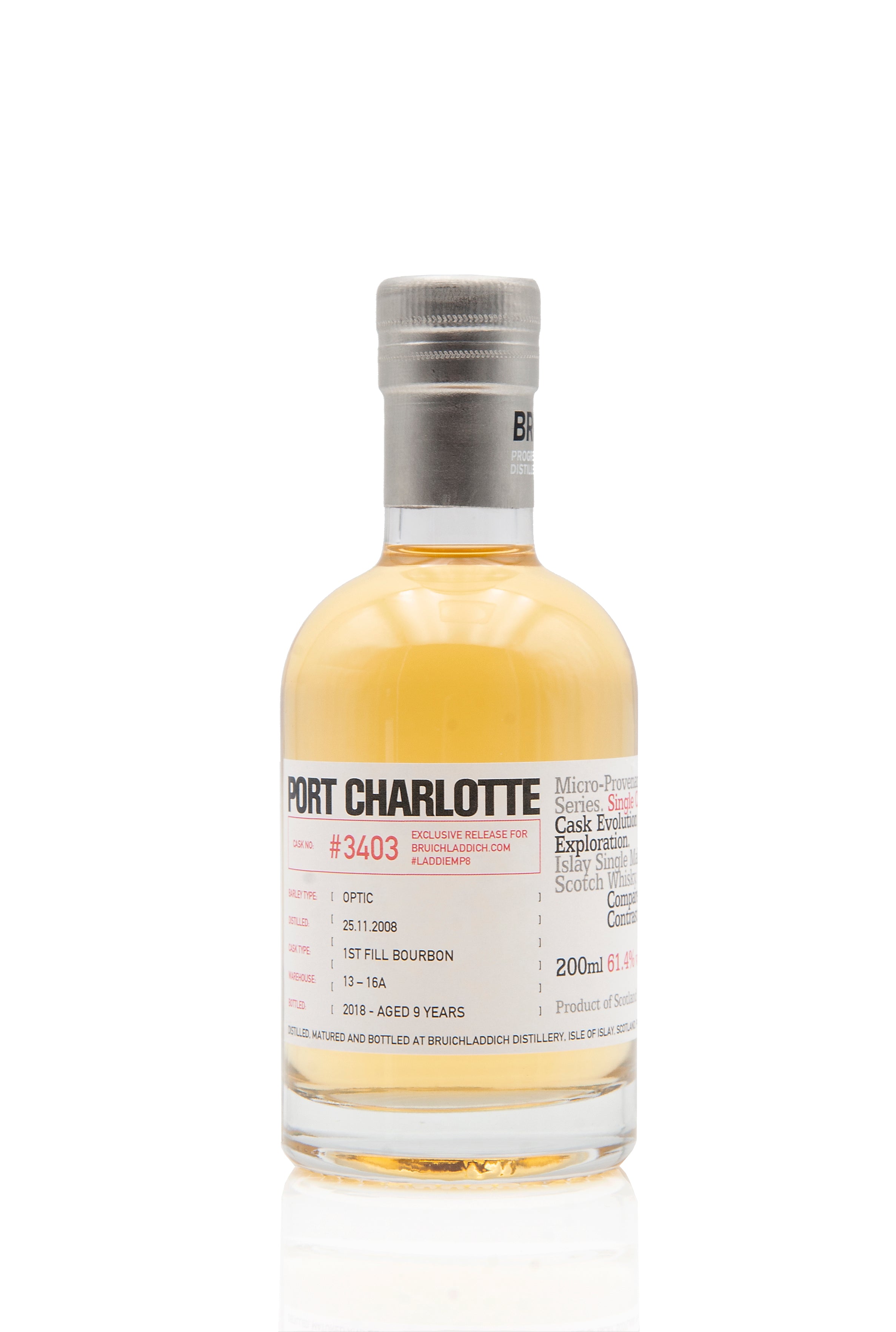  Port Charlotte 9 Year Old - 2008 | Cask #3403 | Abbey Whisky Online