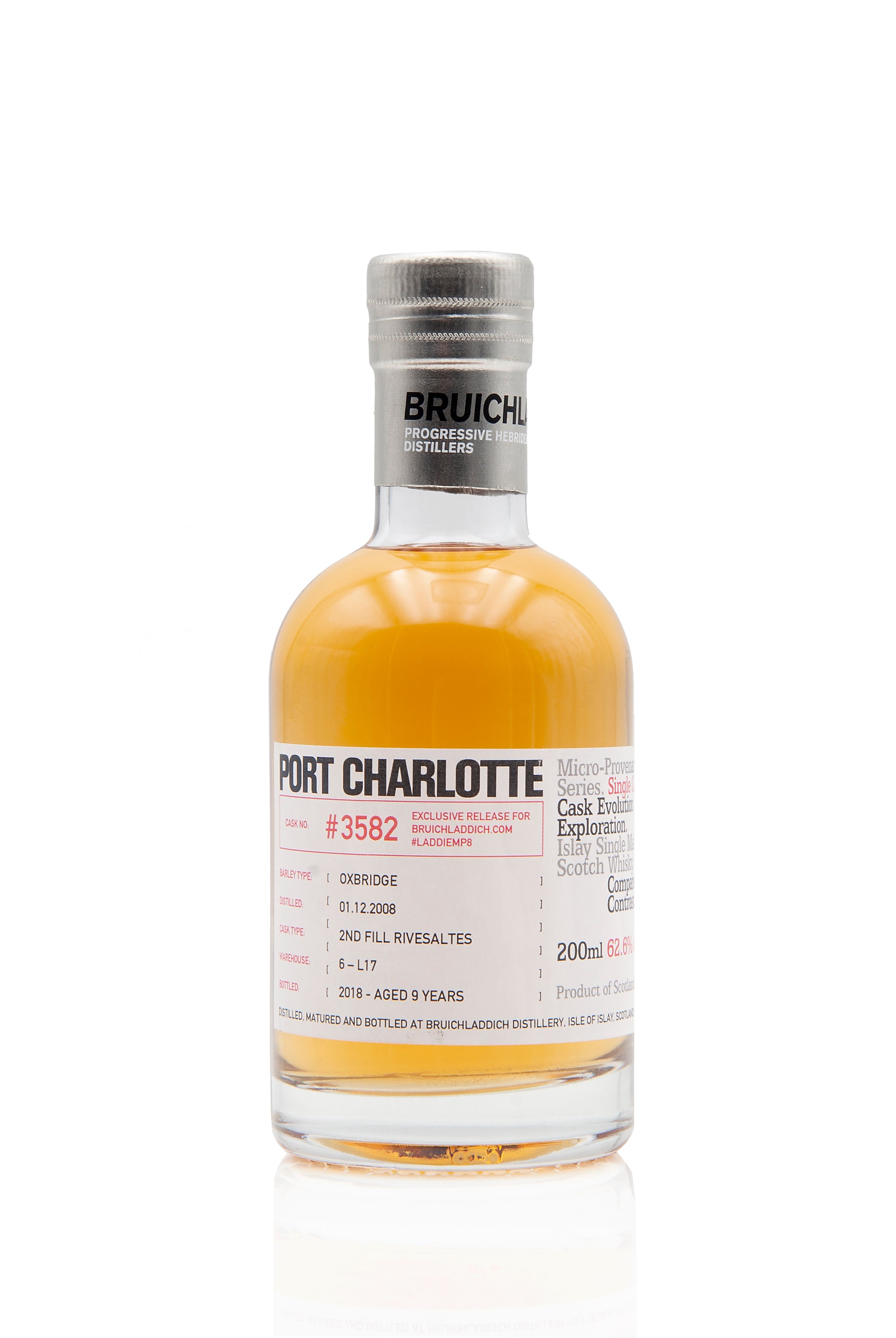 Port Charlotte 9 Year Old - 2008 | Cask #3582 | Abbey Whisky Online