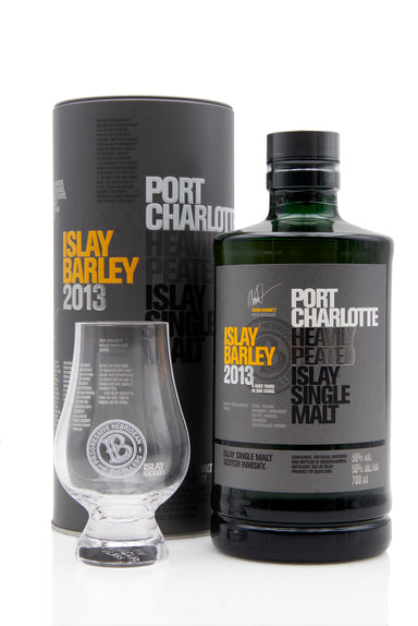 Port Charlotte Islay Barley 2013 with Tasting Glass | Abbey Whisky Online