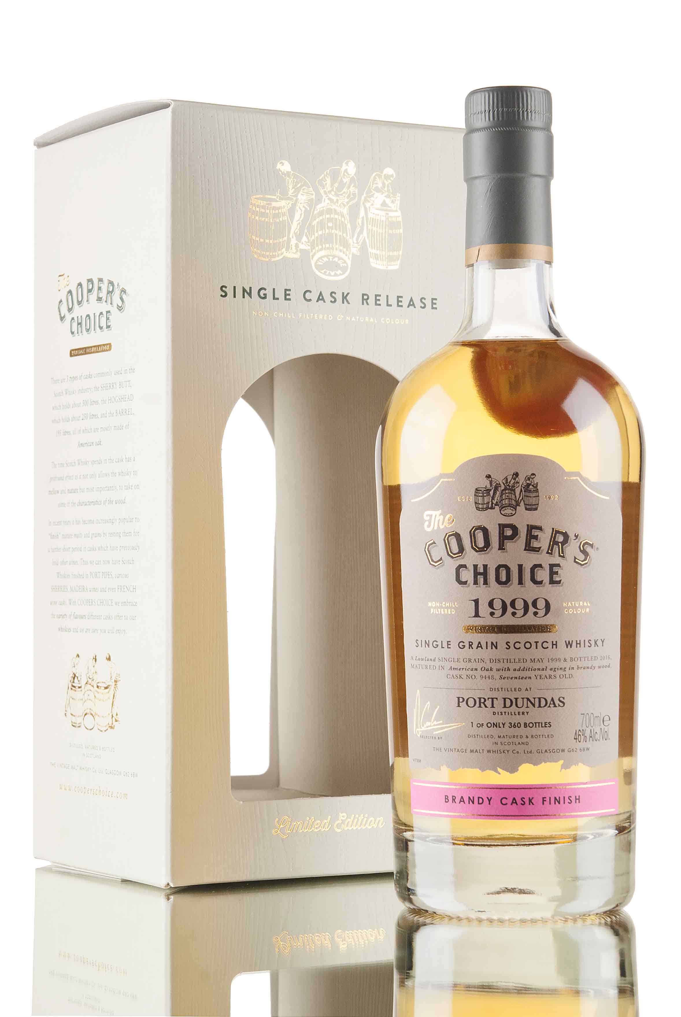 Port Dundas 17 Year Old - 1999 / Cask 9448 / Cooper's Choice