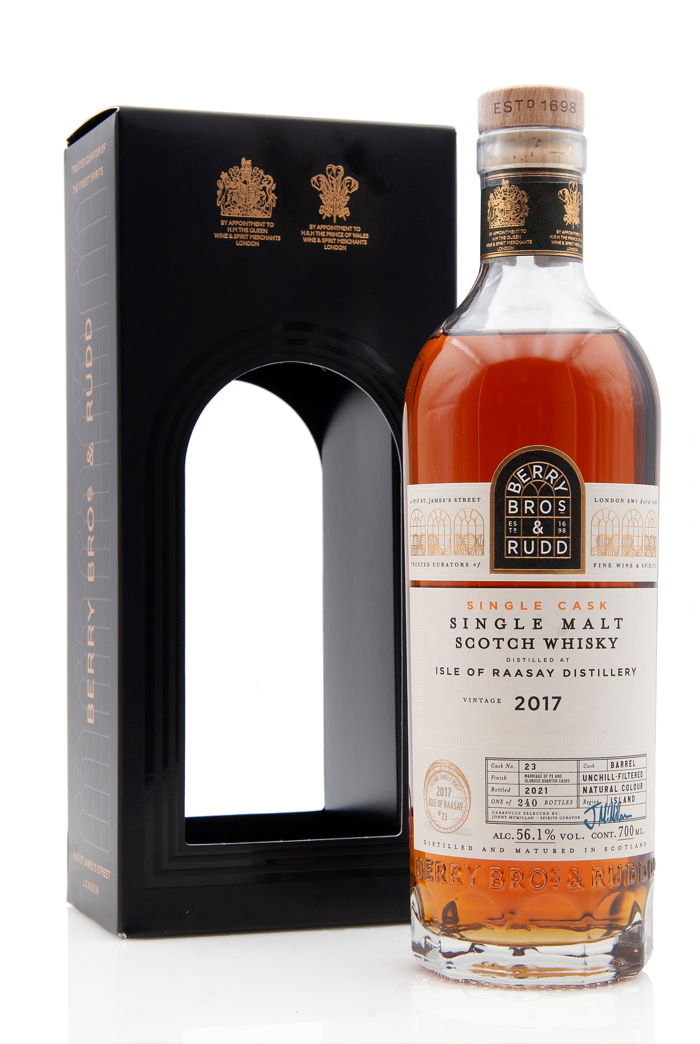  Raasay 4 Year Old - 2017 | Cask 23 | Berry Bros & Rudd | Abbey Whisky Online