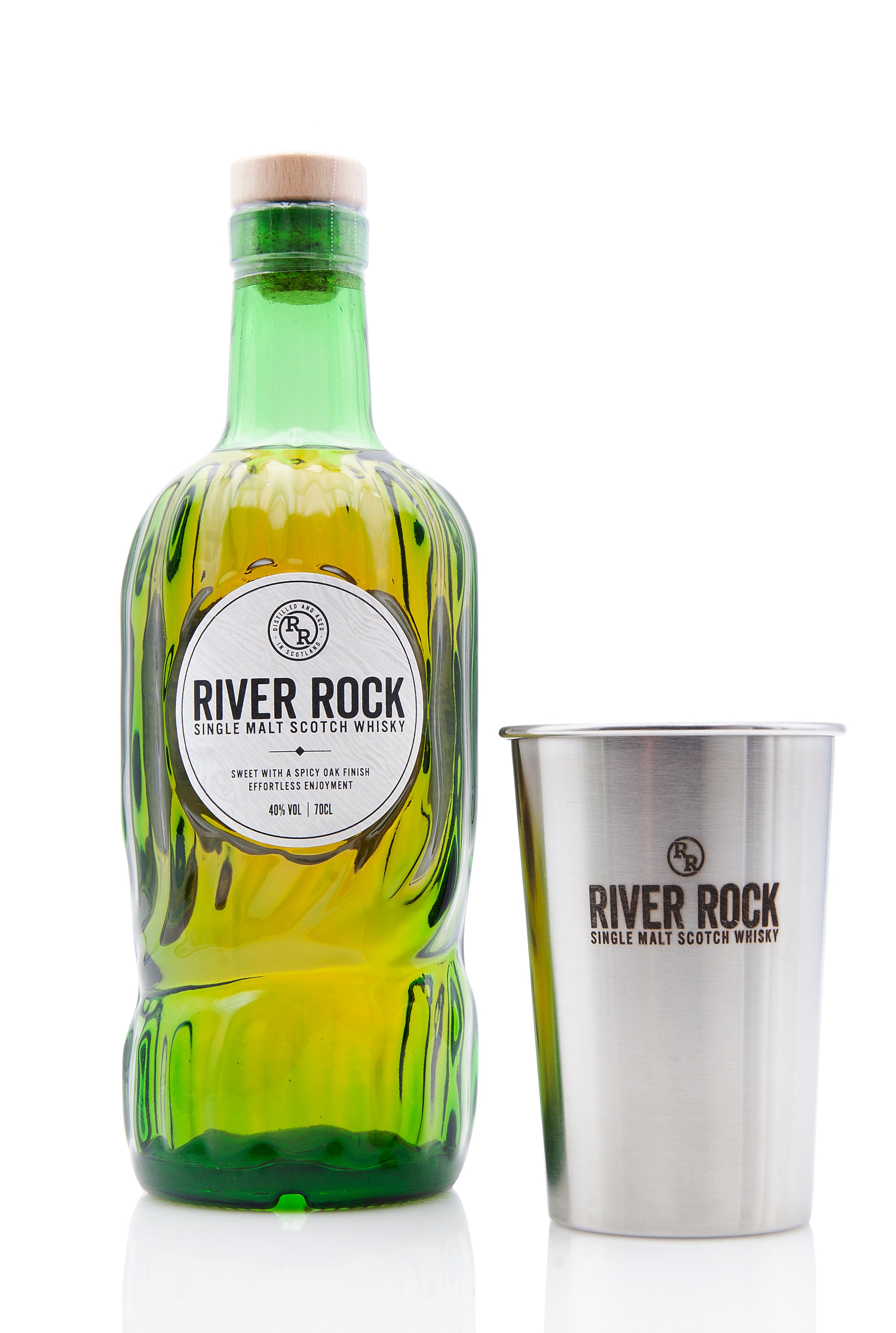 River Rock Single Malt Whisky + Whisky Tumbler | Abbey Whisky