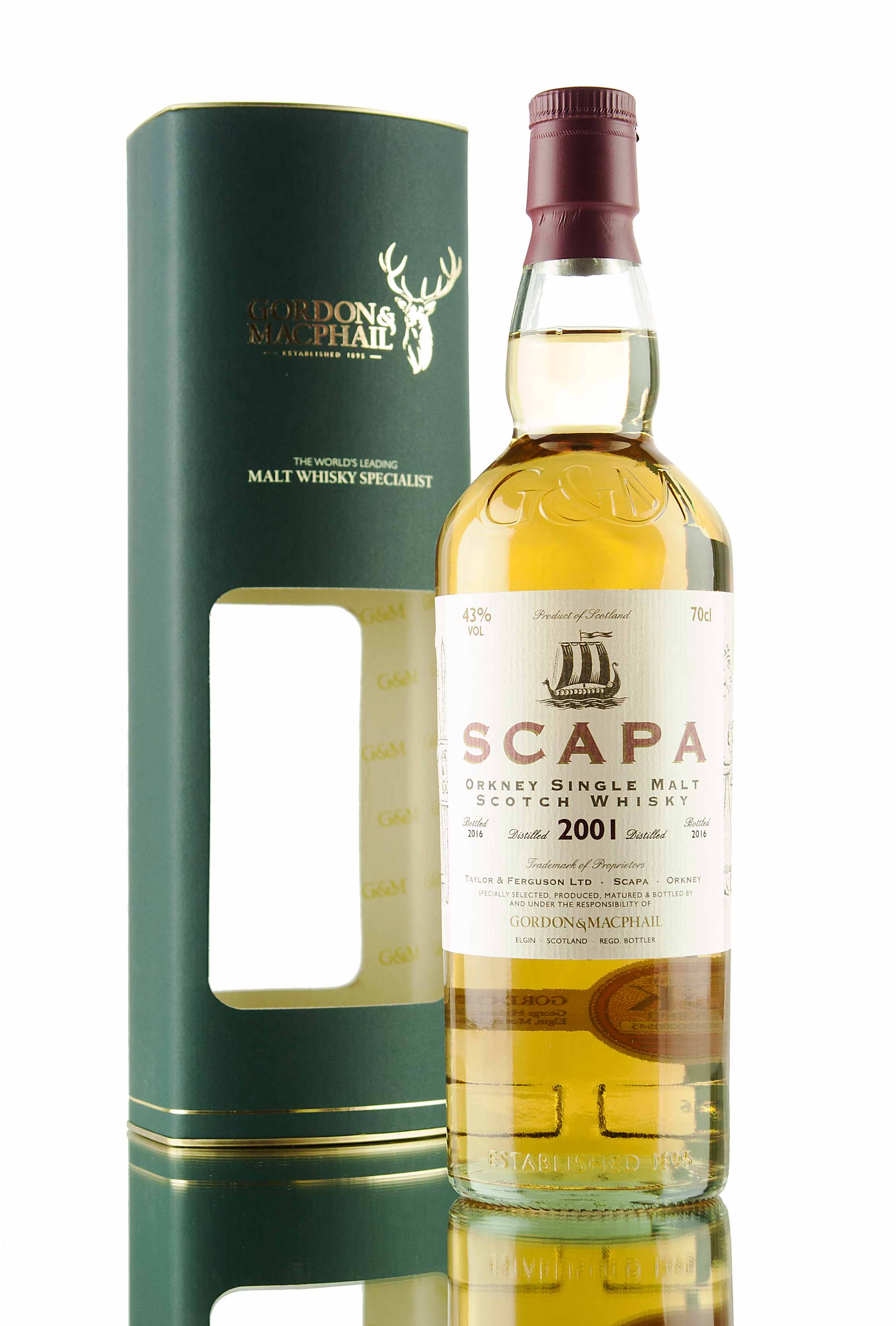 Scapa 2001 - Gordon & MacPhail - Bottled 2016