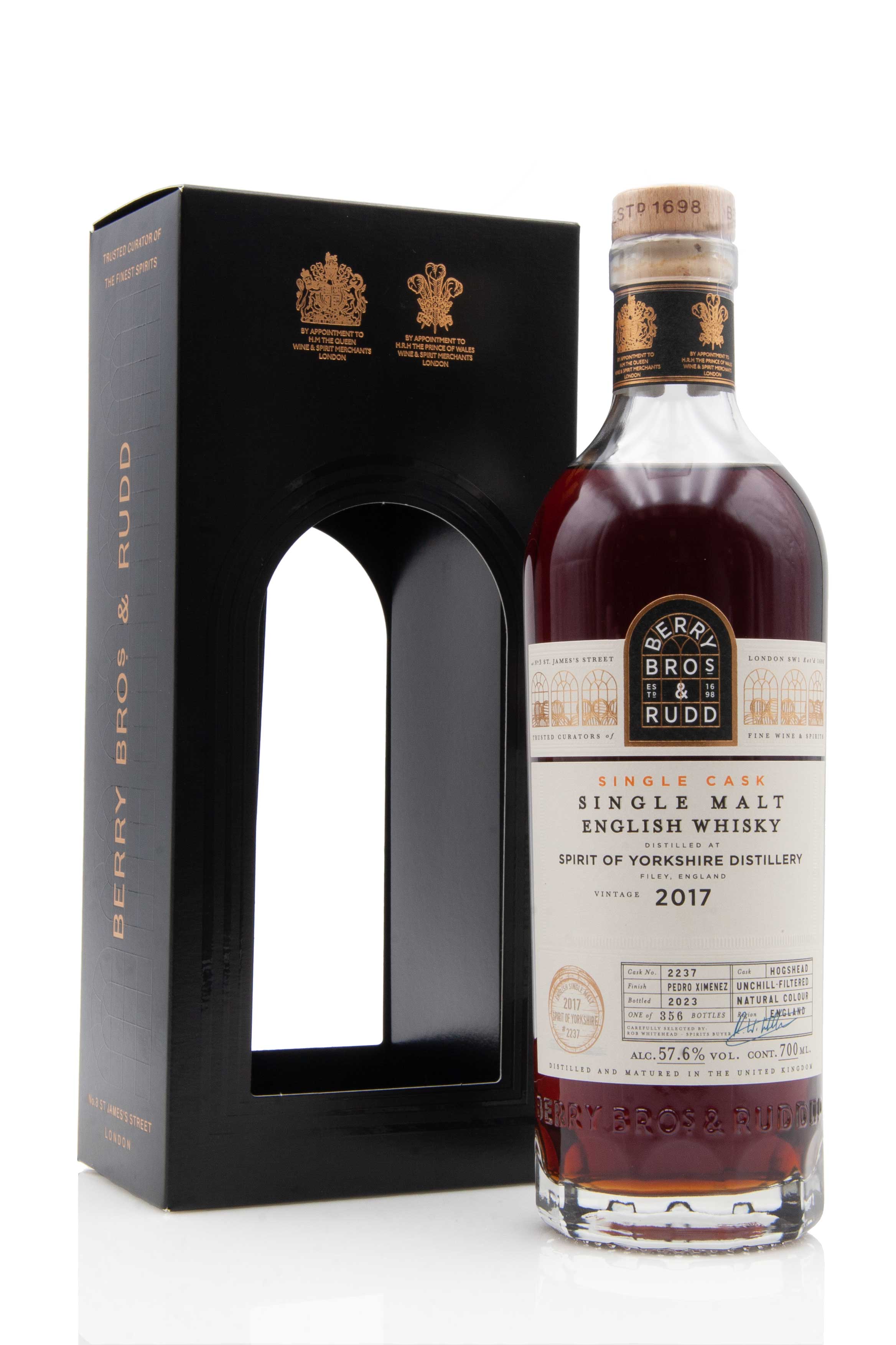 Abbei Rudd Spirit of Yorkshire 2017 | Cask 2237 | Berry Bros Rudd | Abbey Whisky